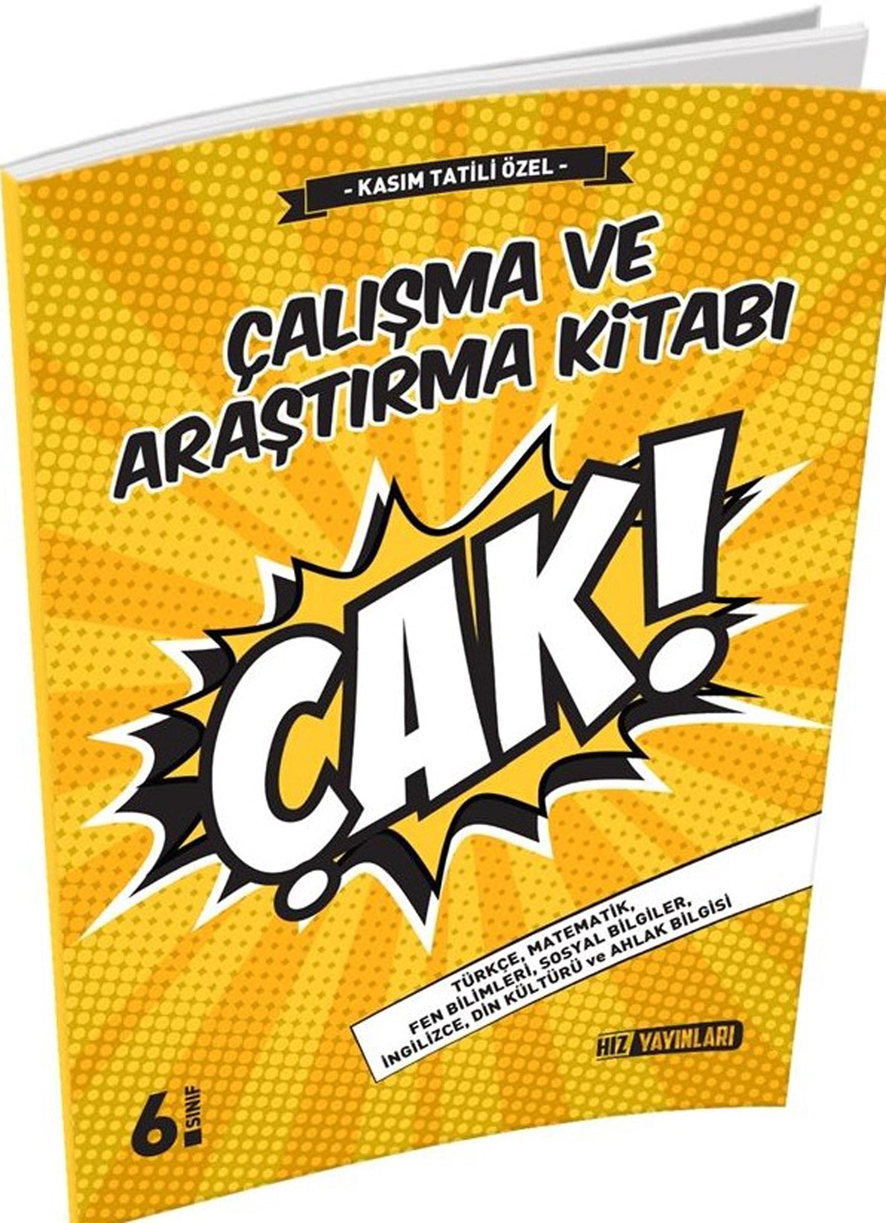 6. Sınıf Çalışma ve Araştırma Kitabı Çak