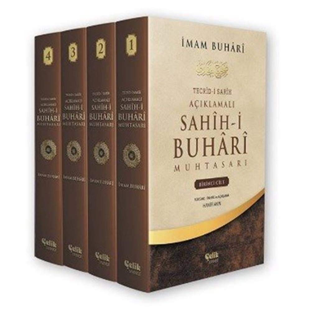 Tecrid-i Sarih Açıklamalı Sahih-i Buhari Muhtasarı - 4 Cilt Takım