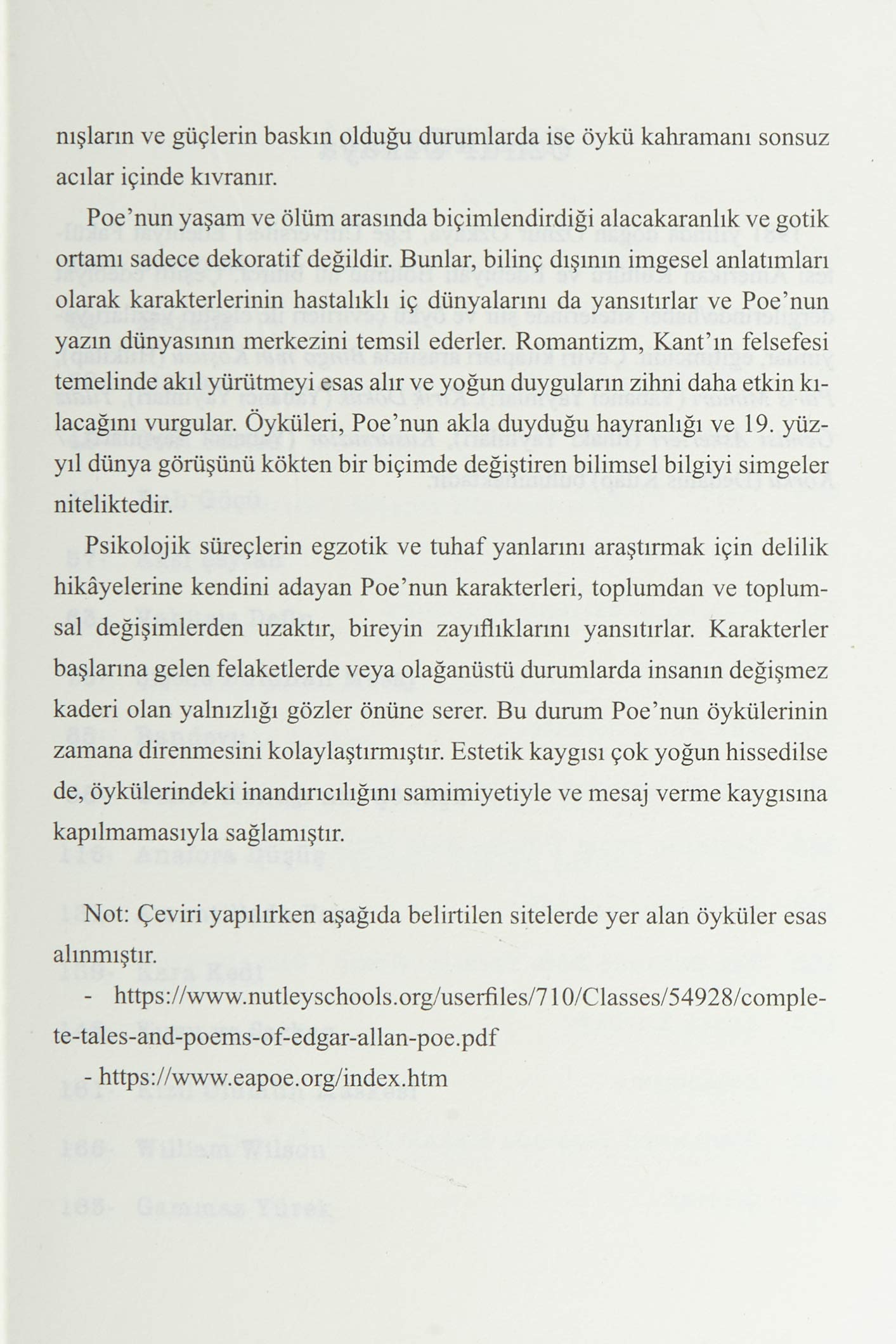 Edgar Allan Poe Bütün Hikayeleri Tek Cilt