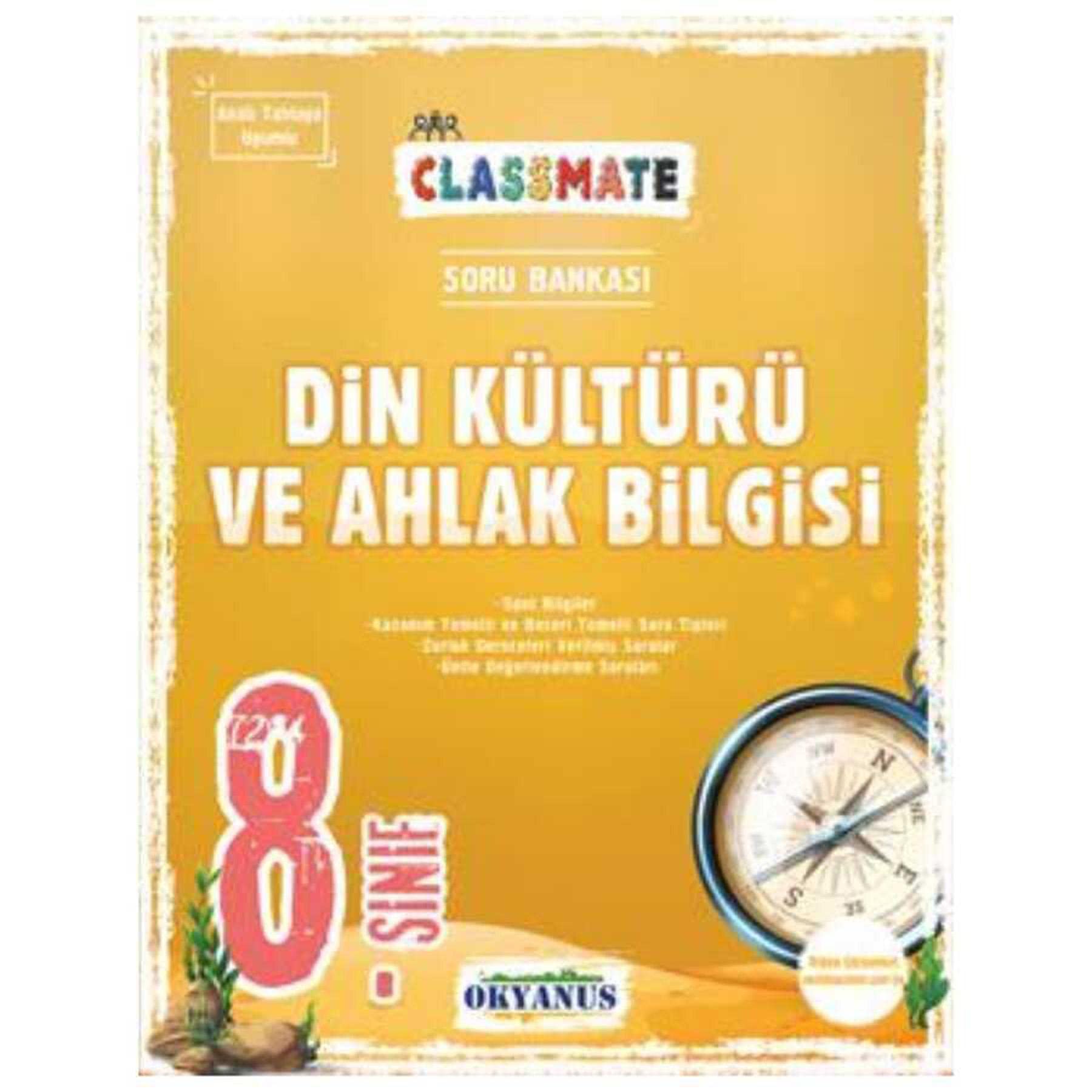 8 Sınıf Classmate Din Kültürü Soru Bankası Okyans