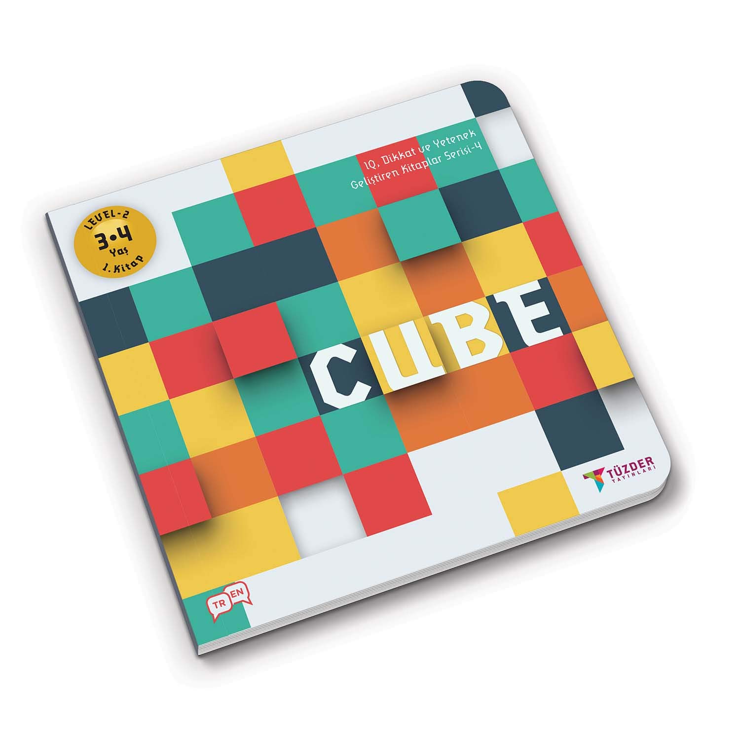 Cube - IQ Dikkat ve Yetenek Geliştiren Kitaplar Serisi 4 (Level 2)