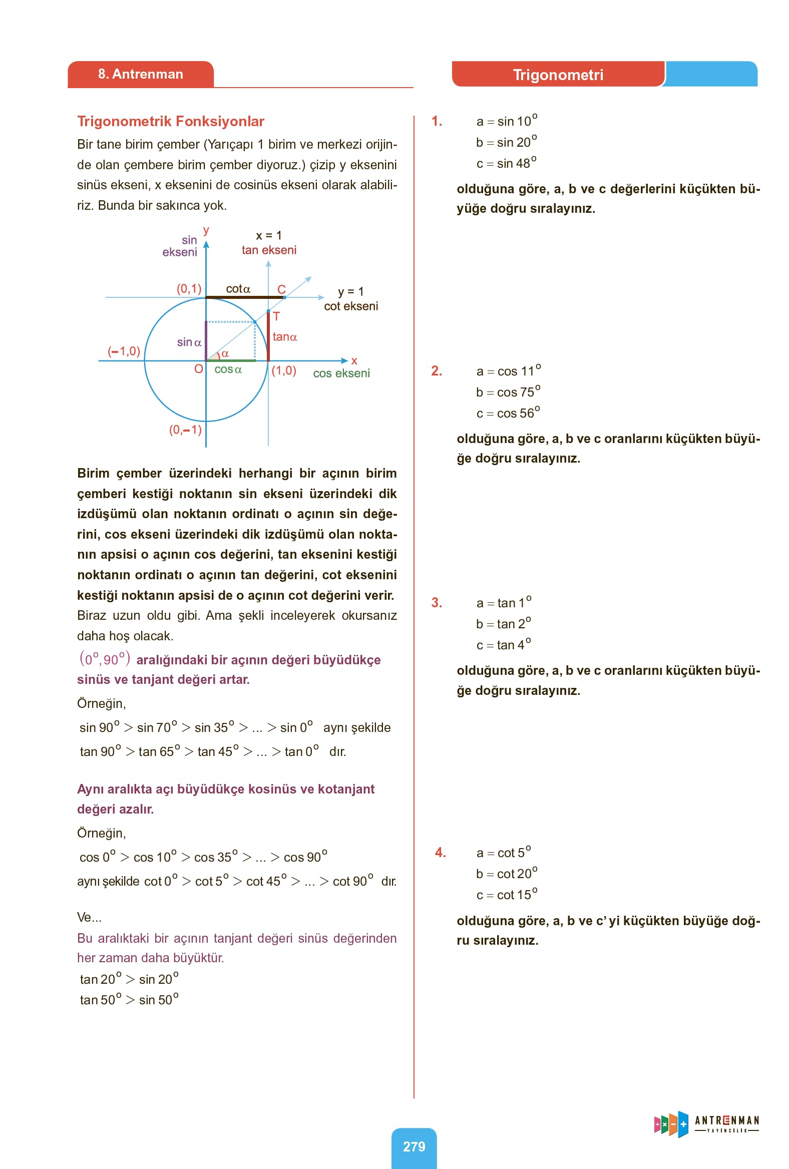 Antrenmanlarla Matematik 3