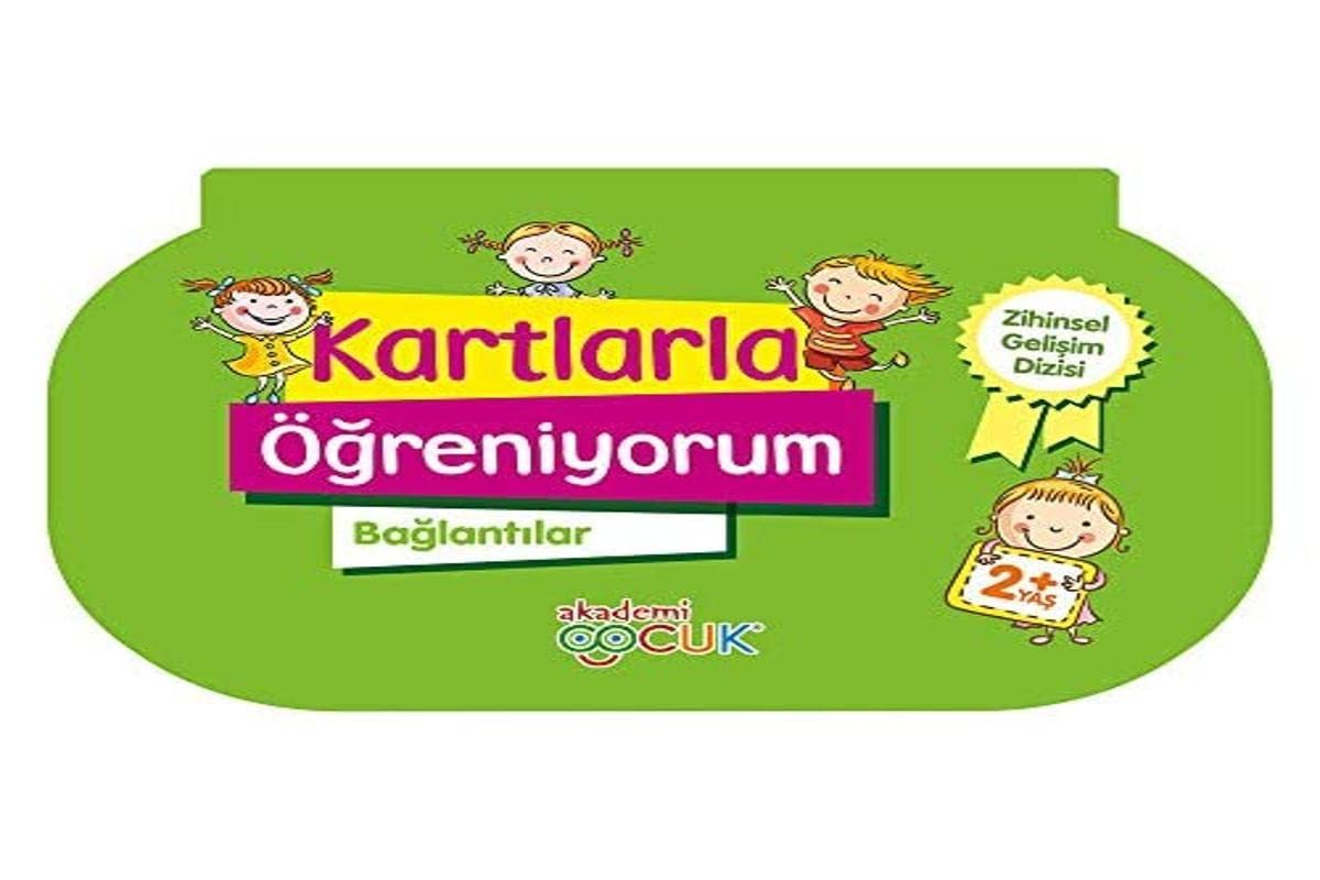 Akademi Çocuk Zihinsel Gelişim Dizisi Kartlarla Öğreniyorum Bağlantılar 23X15 cm
