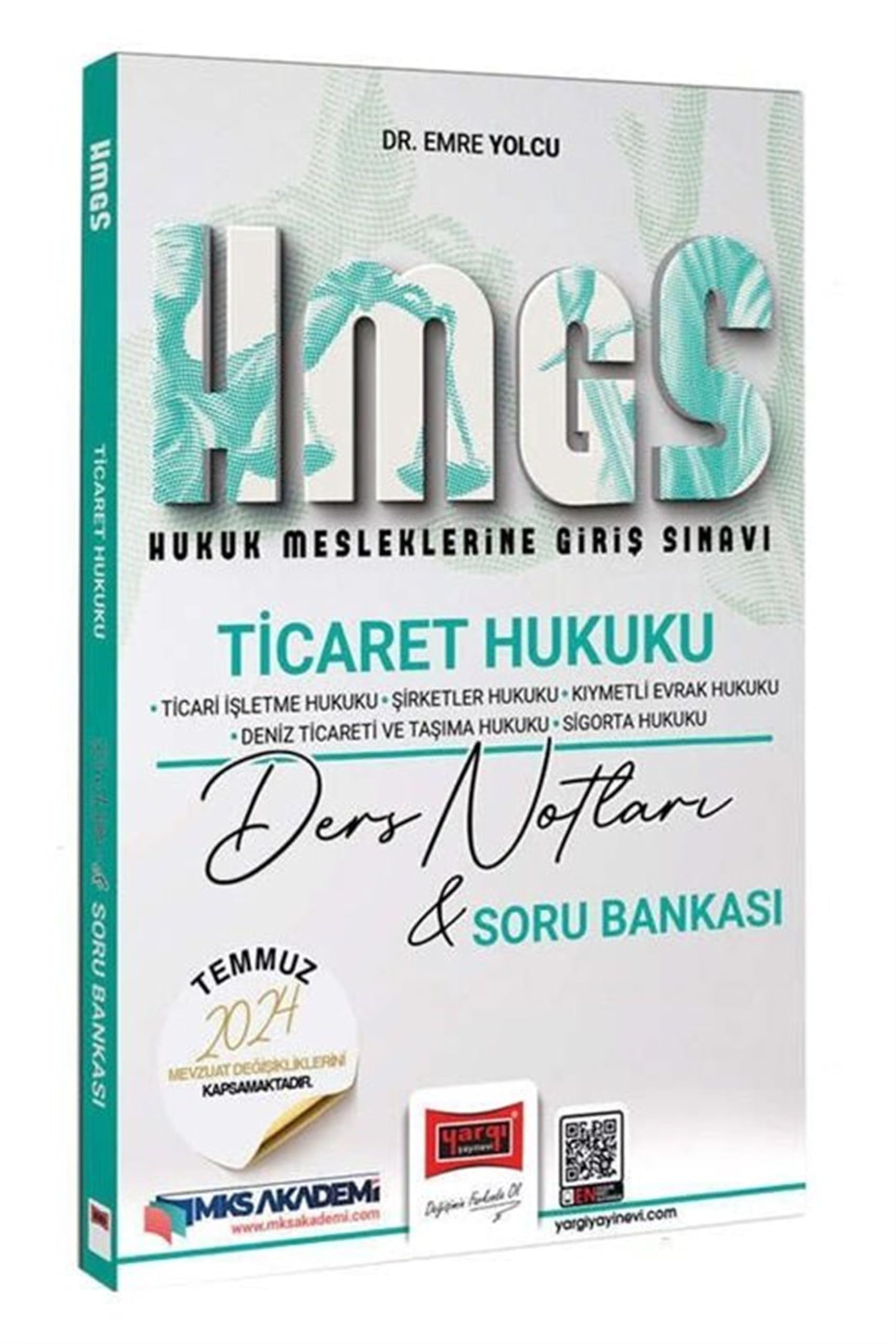 2025 Hukuk Mesleklerine Giriş Sınavı Ticaret Hukuku Ders Notları ve Soru Bankası