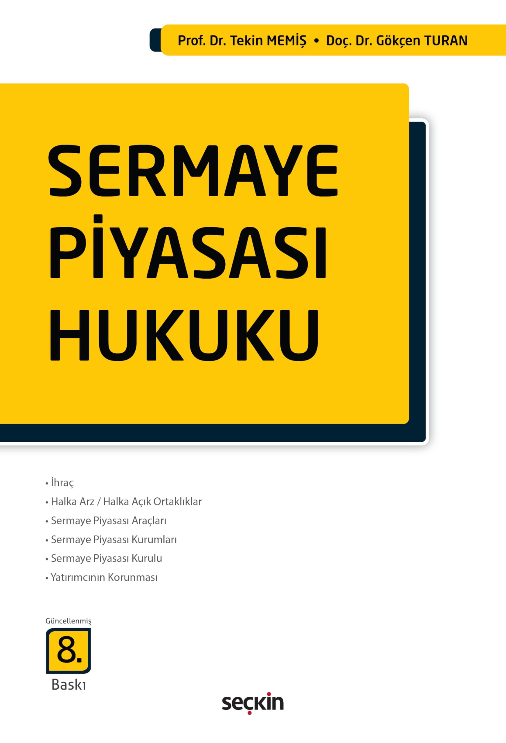 Sermaye Piyasası Hukuku 8. Baskı
