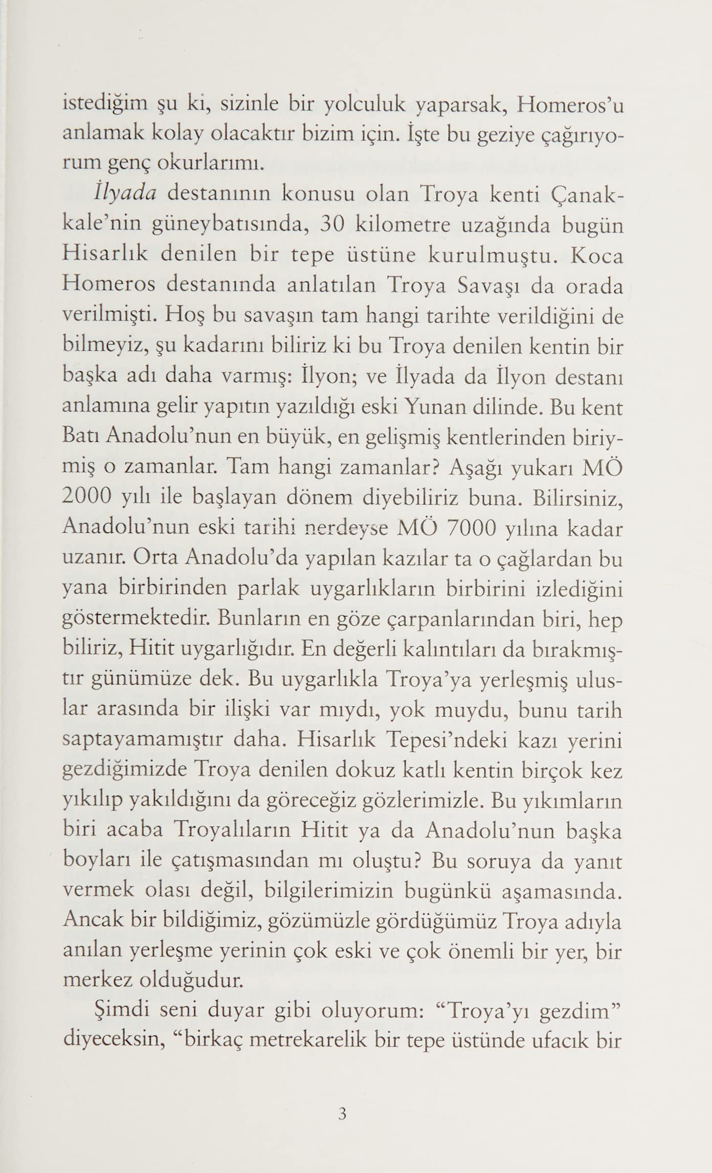 Homeros: Gül ile Söyleşi