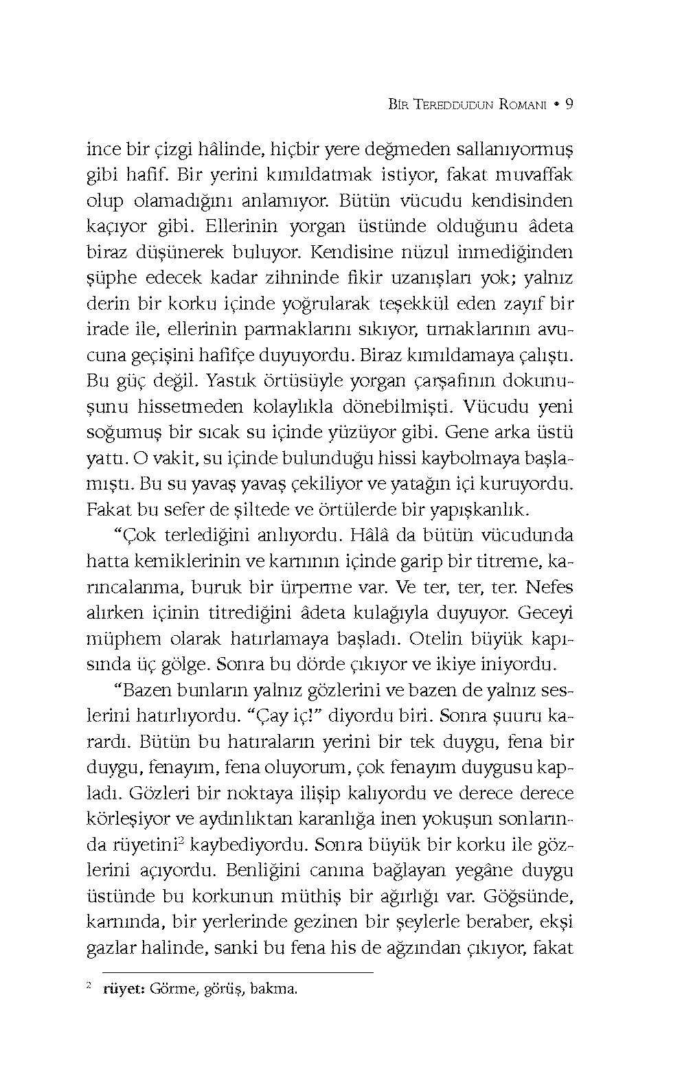 Bir Tereddüdün Romanı