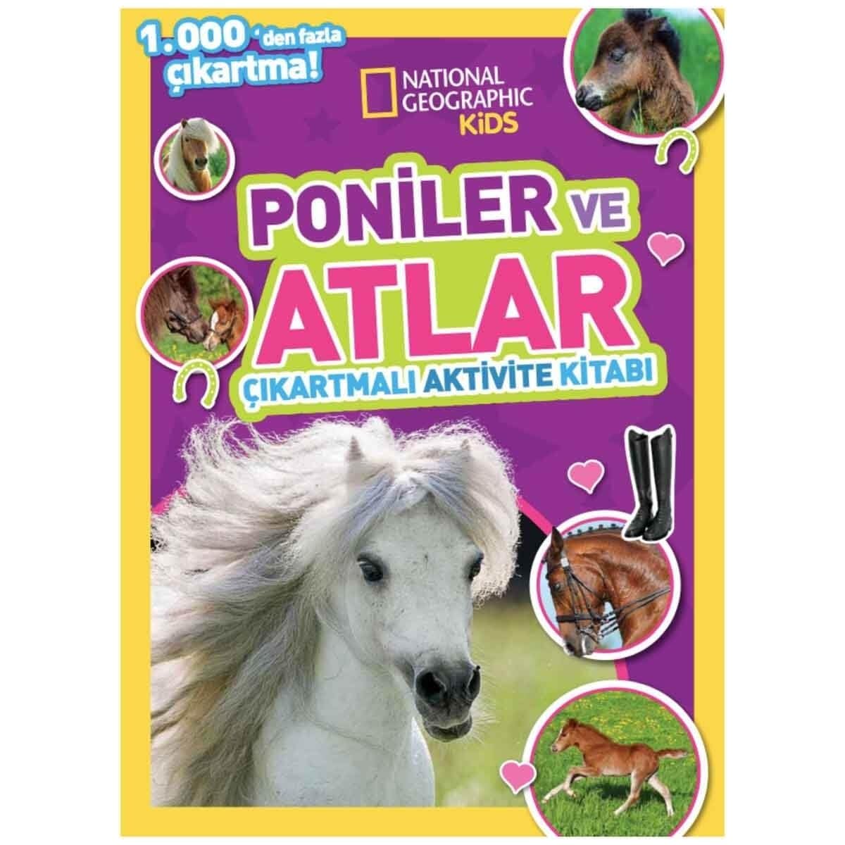 National Geographic Kids Midilliler ve Atlar Çıkartmalı Faaliyet Kitabı