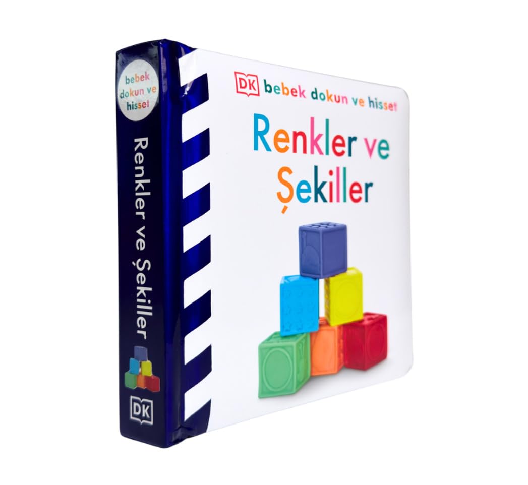 Bebek Dokun ve Hisset Serisi - Renkler ve Şekiller (Ciltli)