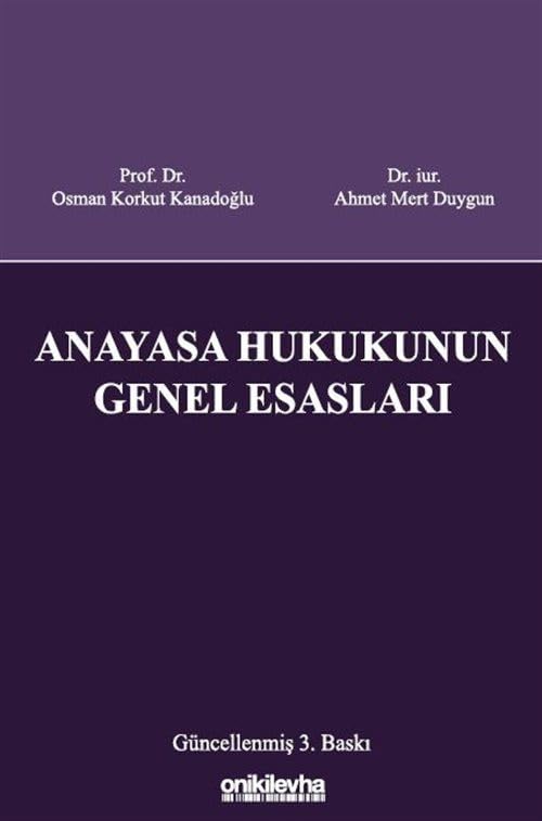 On Iki Levha Yayıncılık Anayasa Hukukunun Genel Esasları