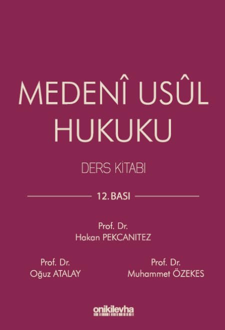 Medeni Usul Hukuku Ders Kitabı (Ciltli)