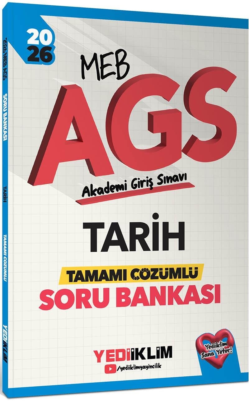 2026 MEB AGS Tarih Tamamı Çözümlü Soru Bankası