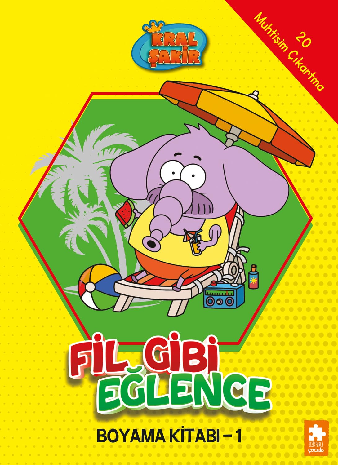 Fil Gibi Eğlence Boyama Kitabı - 1