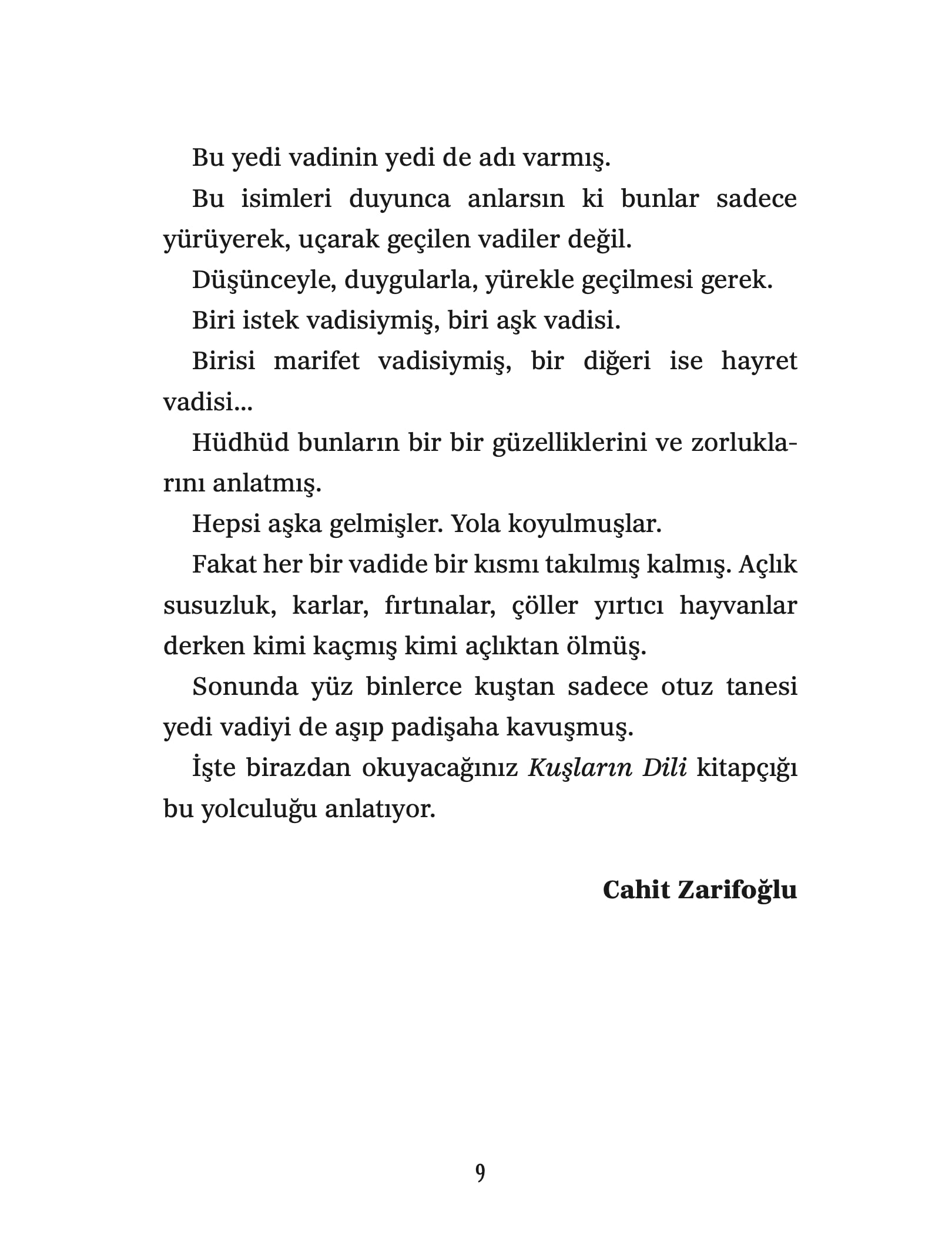 Kuşların Dili (Ciltli)