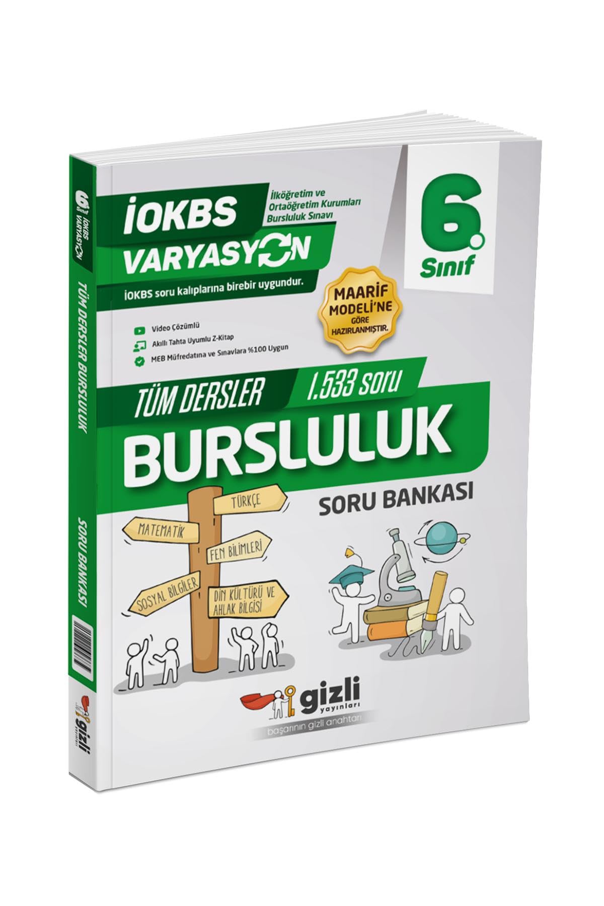 6. Sınıf Varyasyon Tüm Dersler Bursluluk Soru Bankası