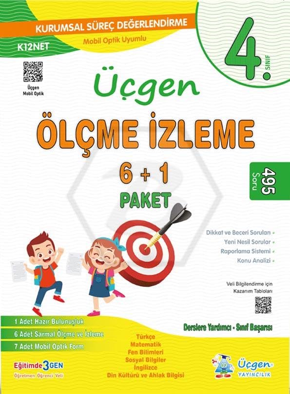 4. Sınıf - PAKET DENEME 7 li + Optik Form
