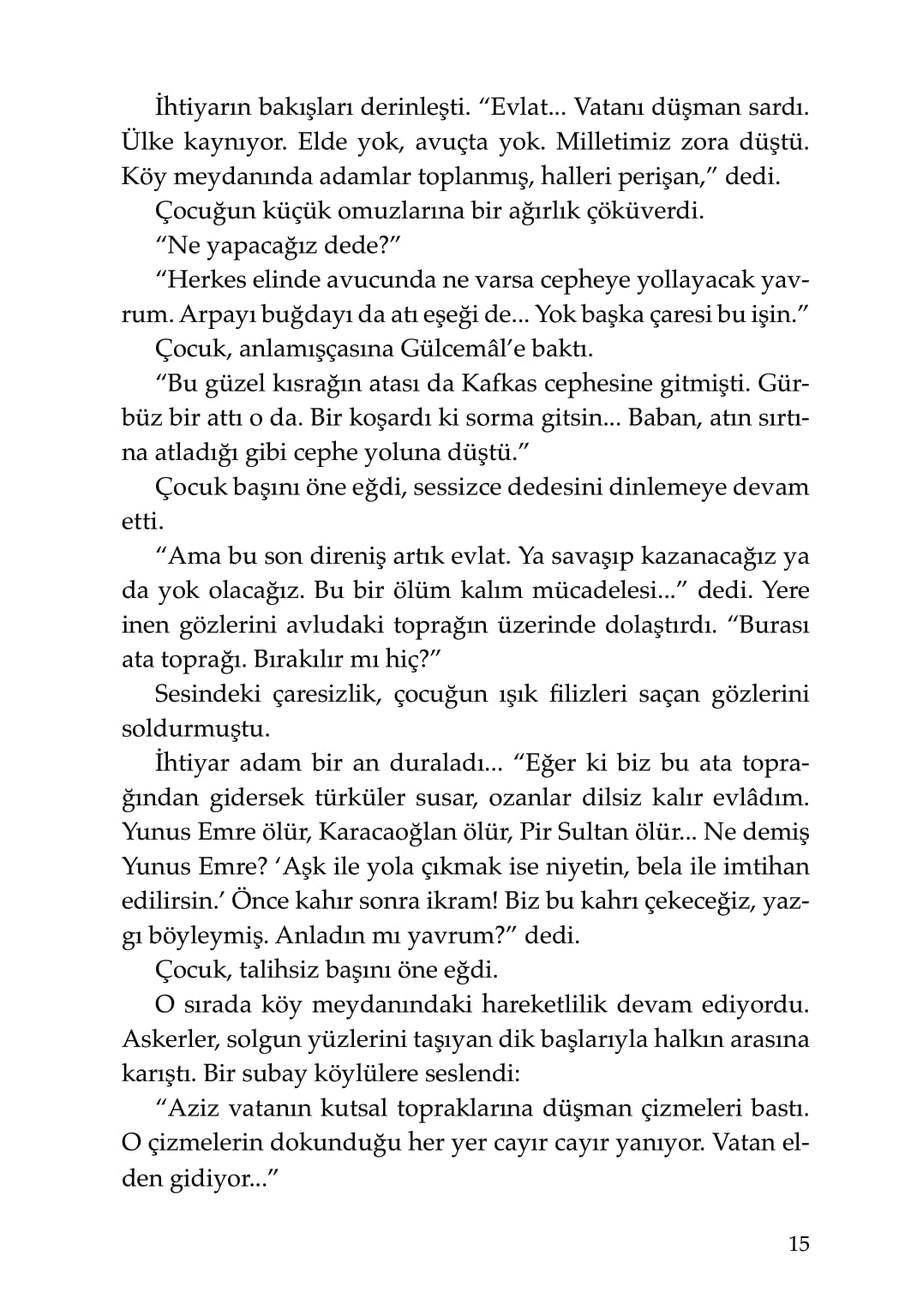 Cepheye Koşan At