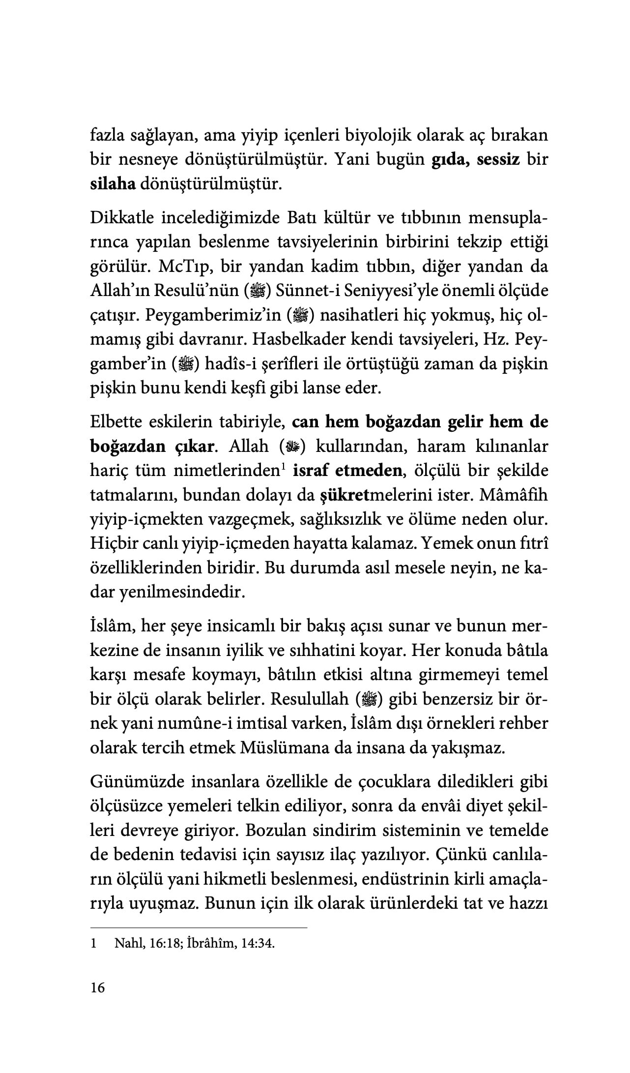 Müslüman’ın Diyeti