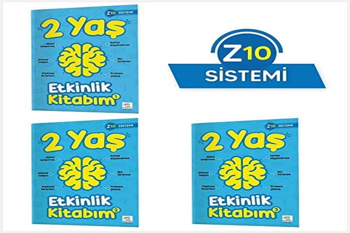 2 Yaş Etkinlik Kitabım Seti (Z10 Sistemi)