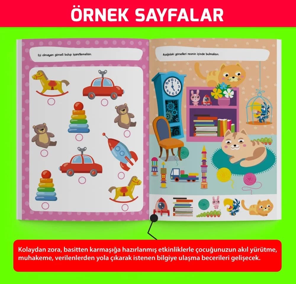 3 Yaş Etkinlik Kitabım Seti (Z10 Sistemi)