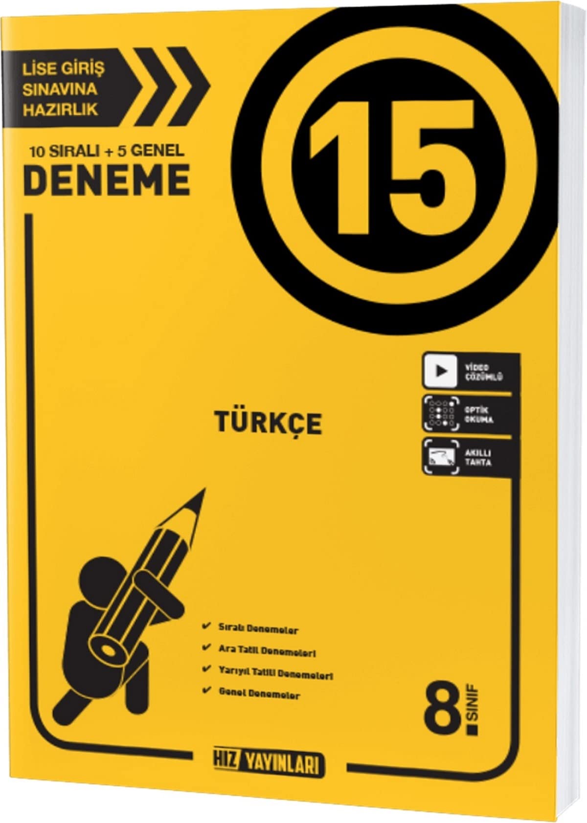 HIZ 8. SINIF TÜRKÇE DENEME 15 Lİ