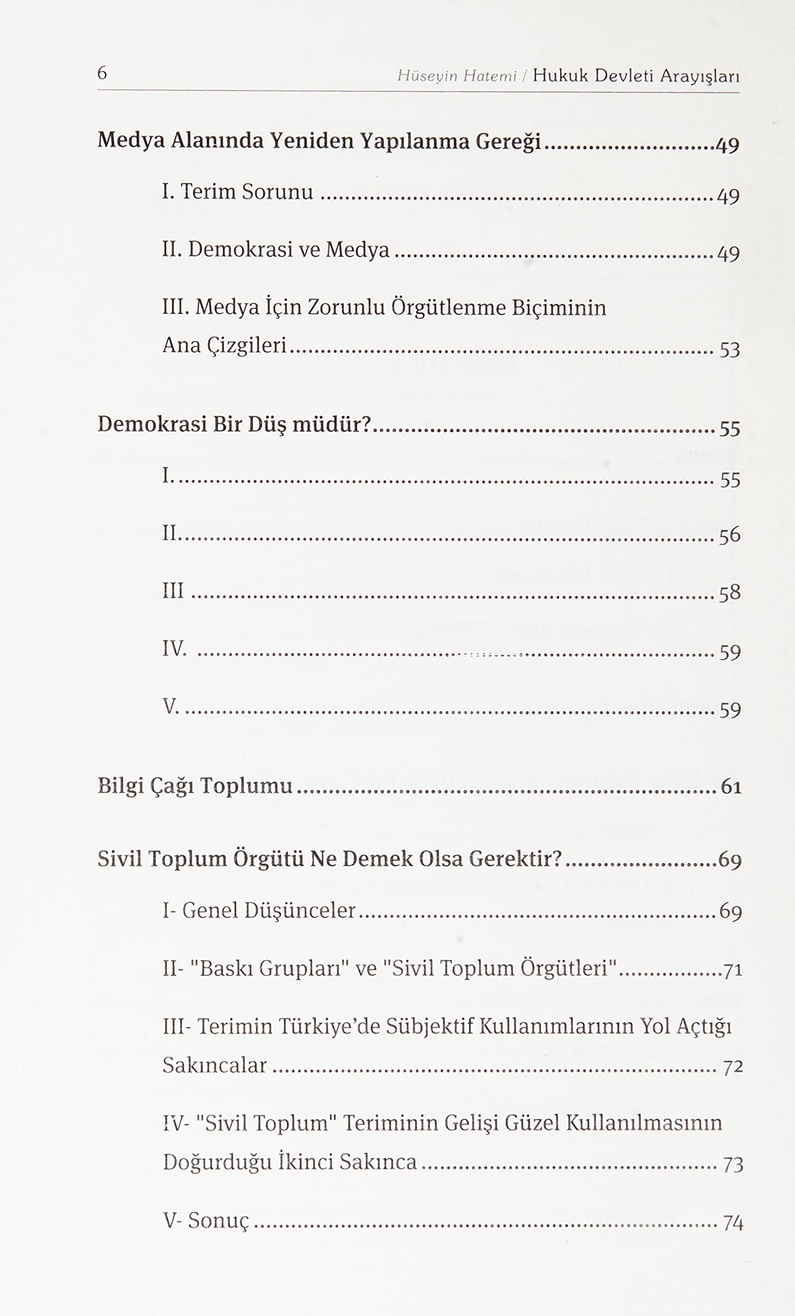 Hukuk Devleti Arayışları
