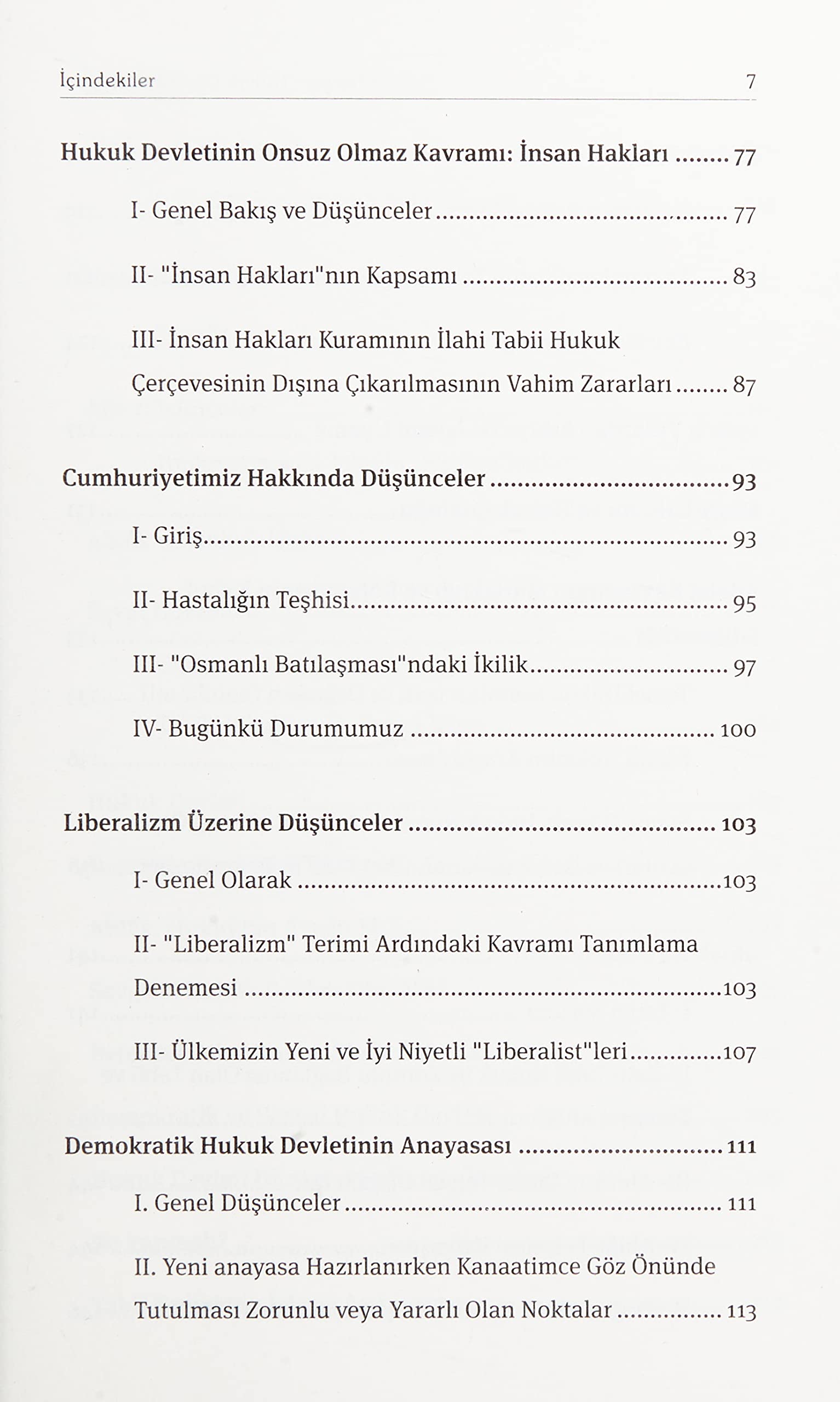 Hukuk Devleti Arayışları