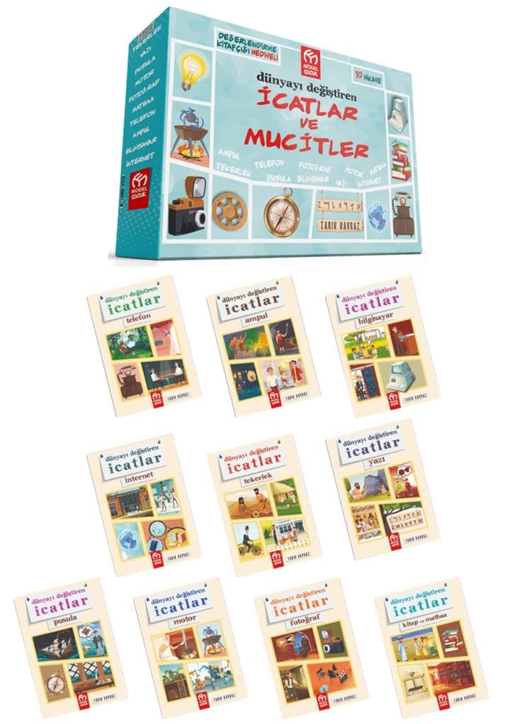 Dünyayı Değiştiren İcatlar ve Mucitler Hikaye Serisi - 10 Kitap