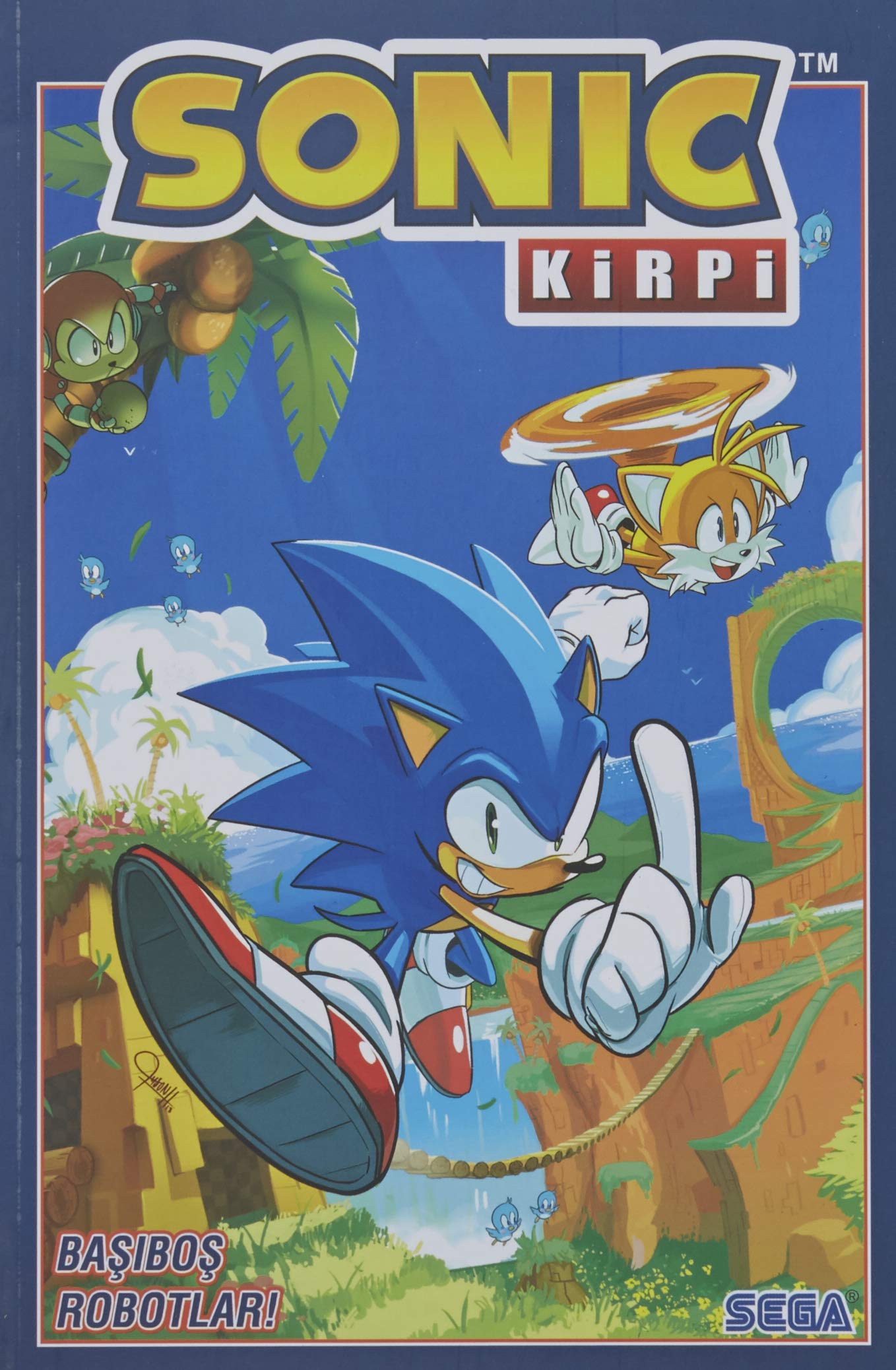 Kirpi Sonic Cilt 1 - Başıboş Robotlar! (Kapak değişebilir)