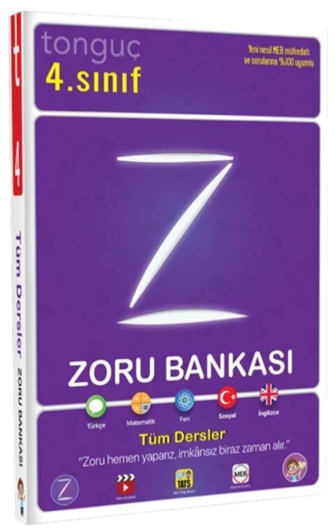 TONGUÇ AKADEMİ YAYINLARI 4. SINIF TÜM DERSLER ZORU BANKASI 2022