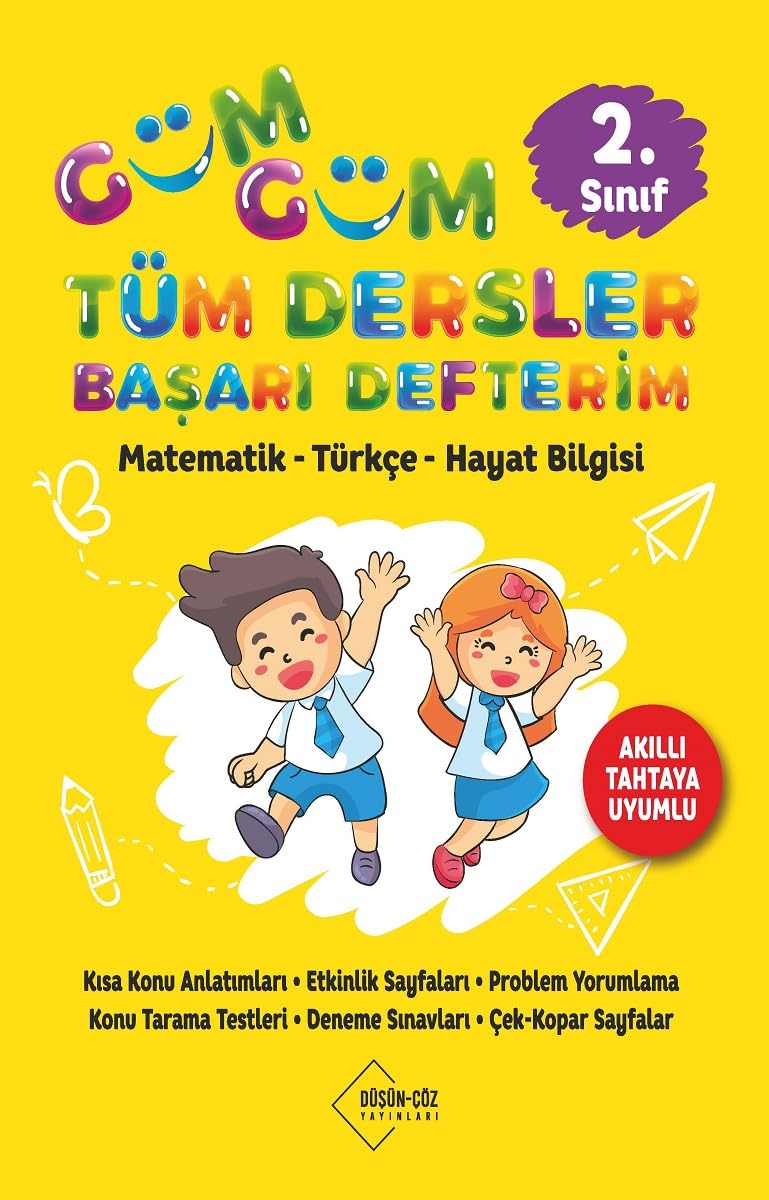 2. Sınıf Güm Güm Tüm Dersler Başarı Defterim: Matematik-Türkçe-Hayat Bilgisi