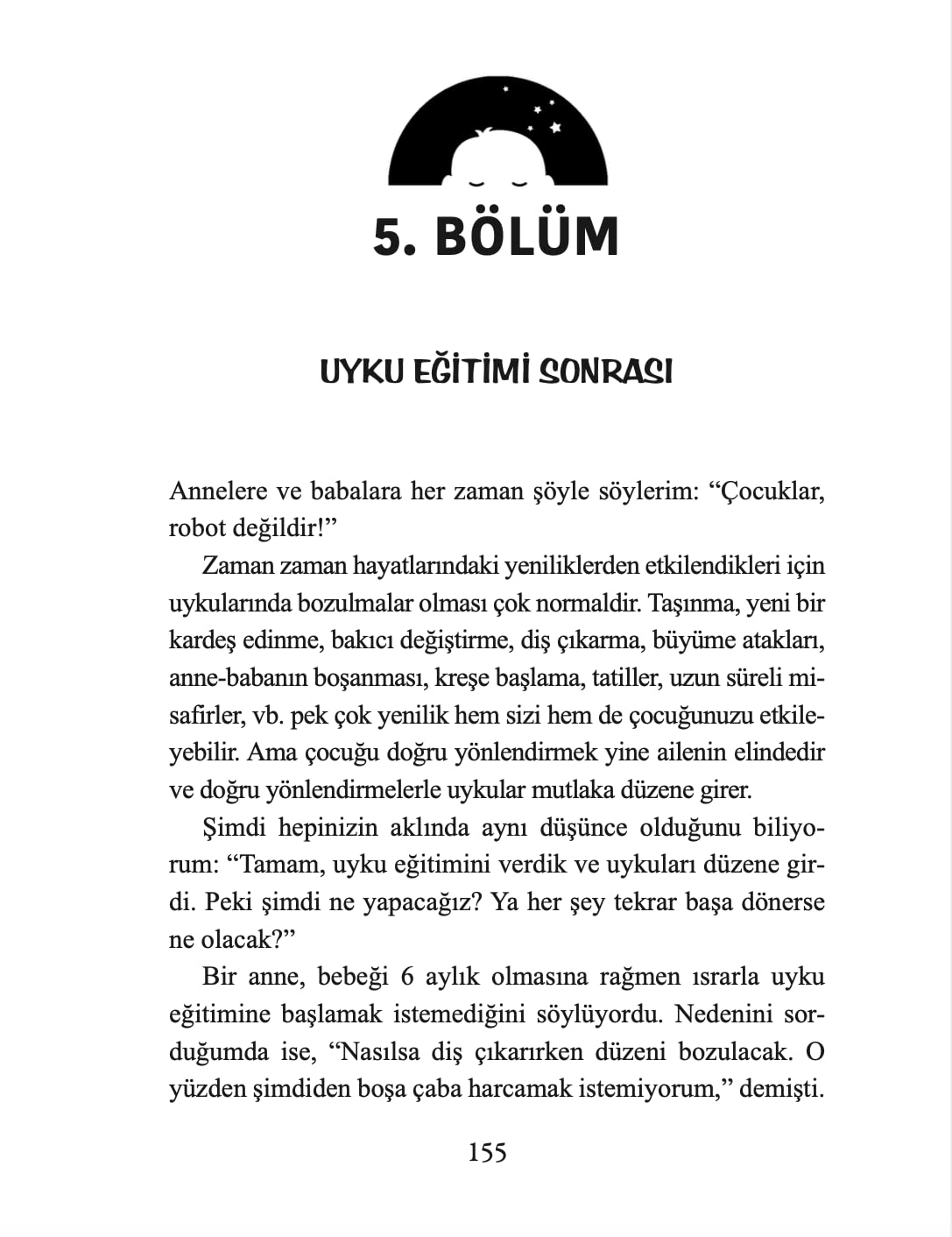 Bebeğiniz Uykuyu Çok Sevecek - Uyku Eğitimi Kitabı