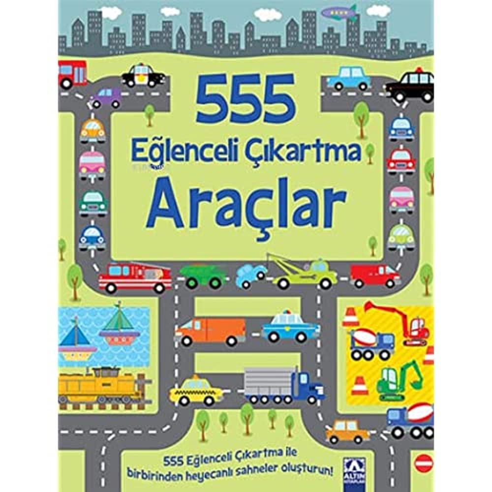 555 Eğlenceli Çıkartma - Araçlar