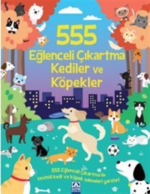 555 Eğlenceli Çıkartma - Kediler ve Köpekler