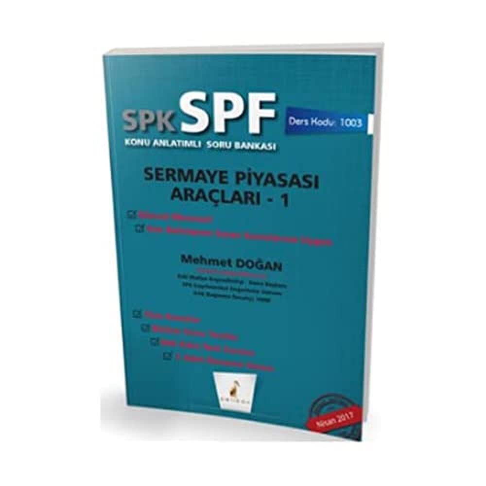 SPK - SPF Sermaye Piyasası Araçları -1: Konu Anlatımlı Soru Bankası