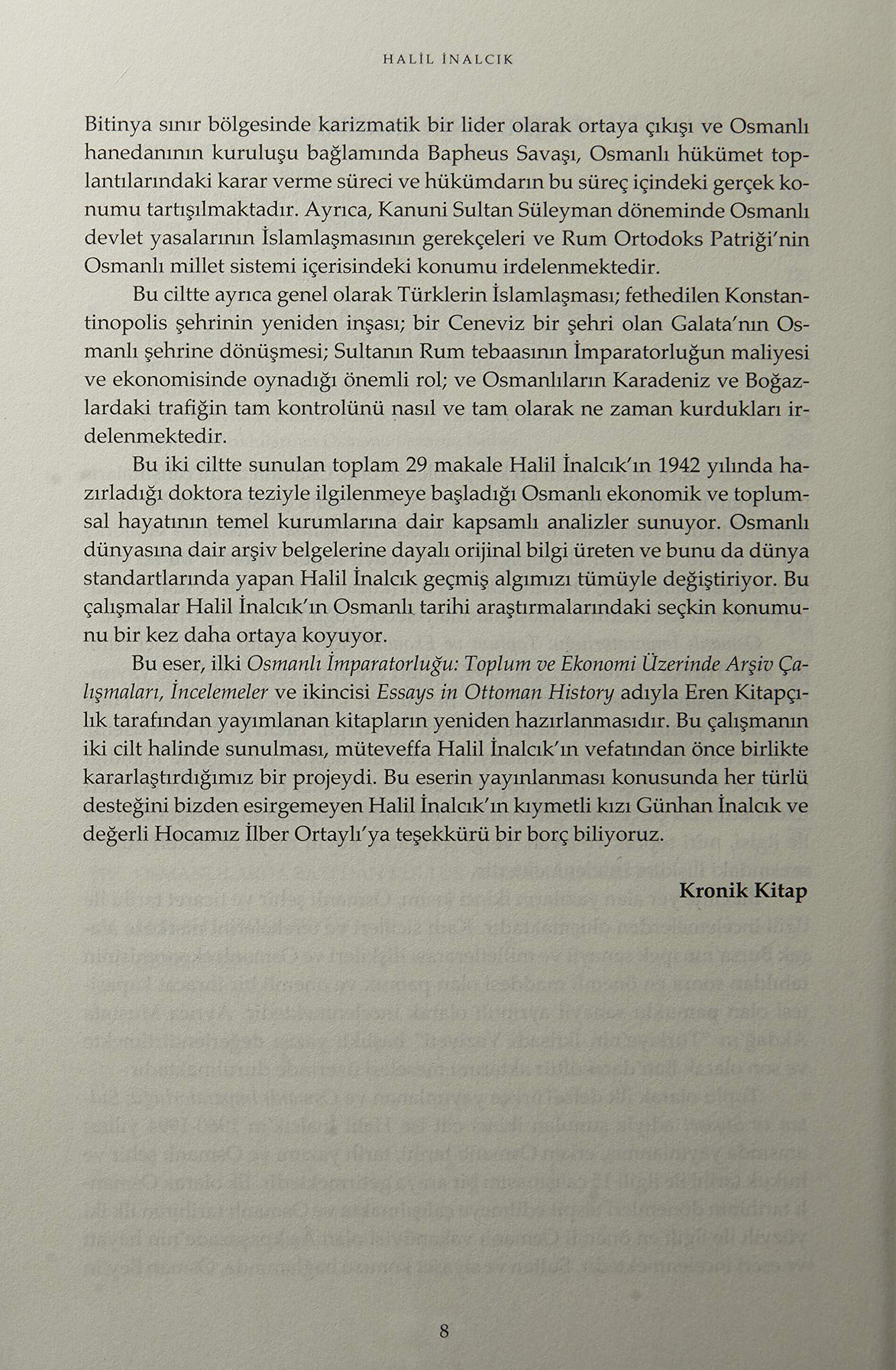 Osmanlı İmparatorluğu Seti 2 Cilt - Kutulu (Ciltli): 1- Toplum ve Ekonomi 2- Sultan ve Siyaset