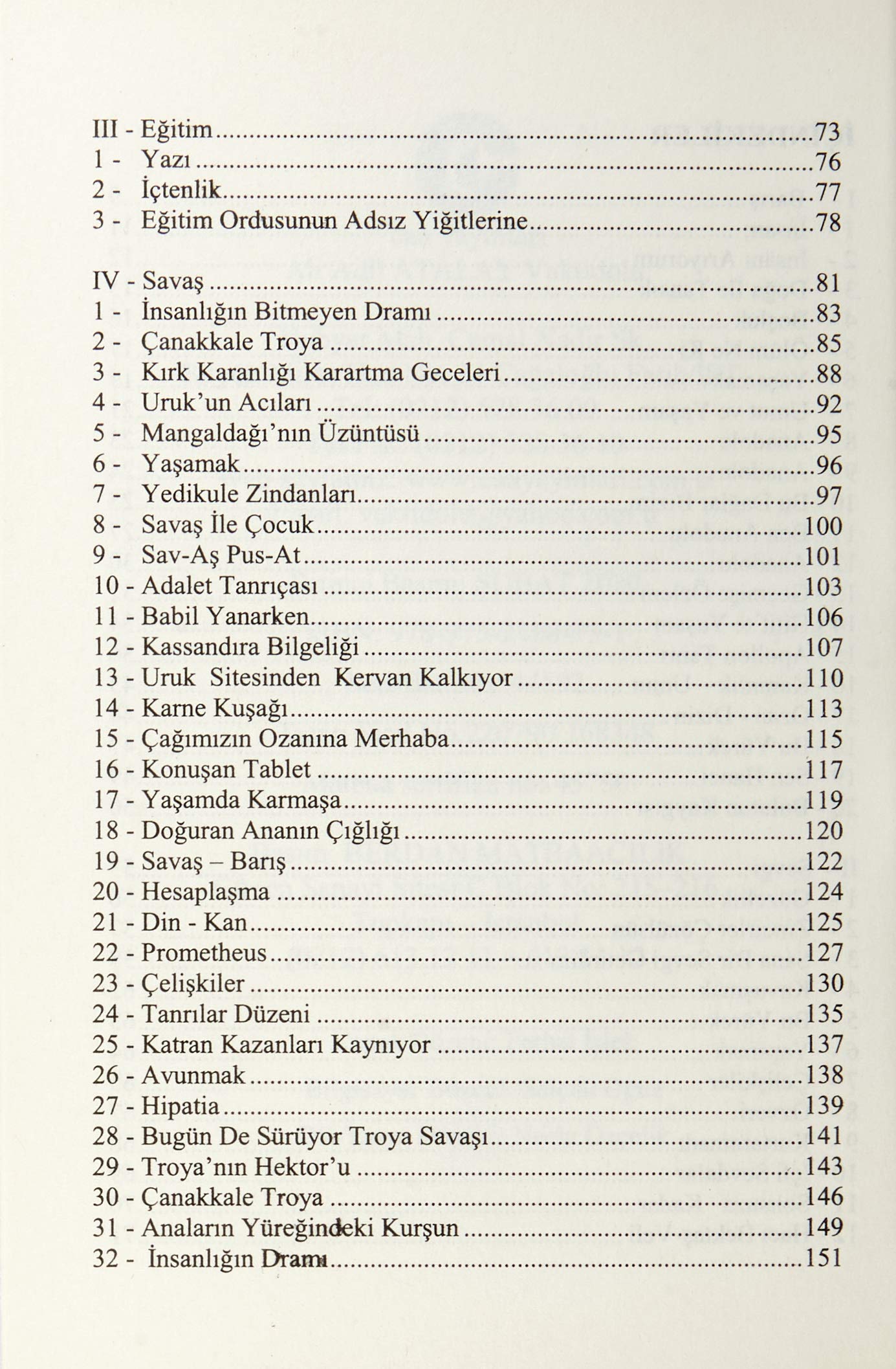 Kırık Tabletler Anadoludan Türdeş Dizinler