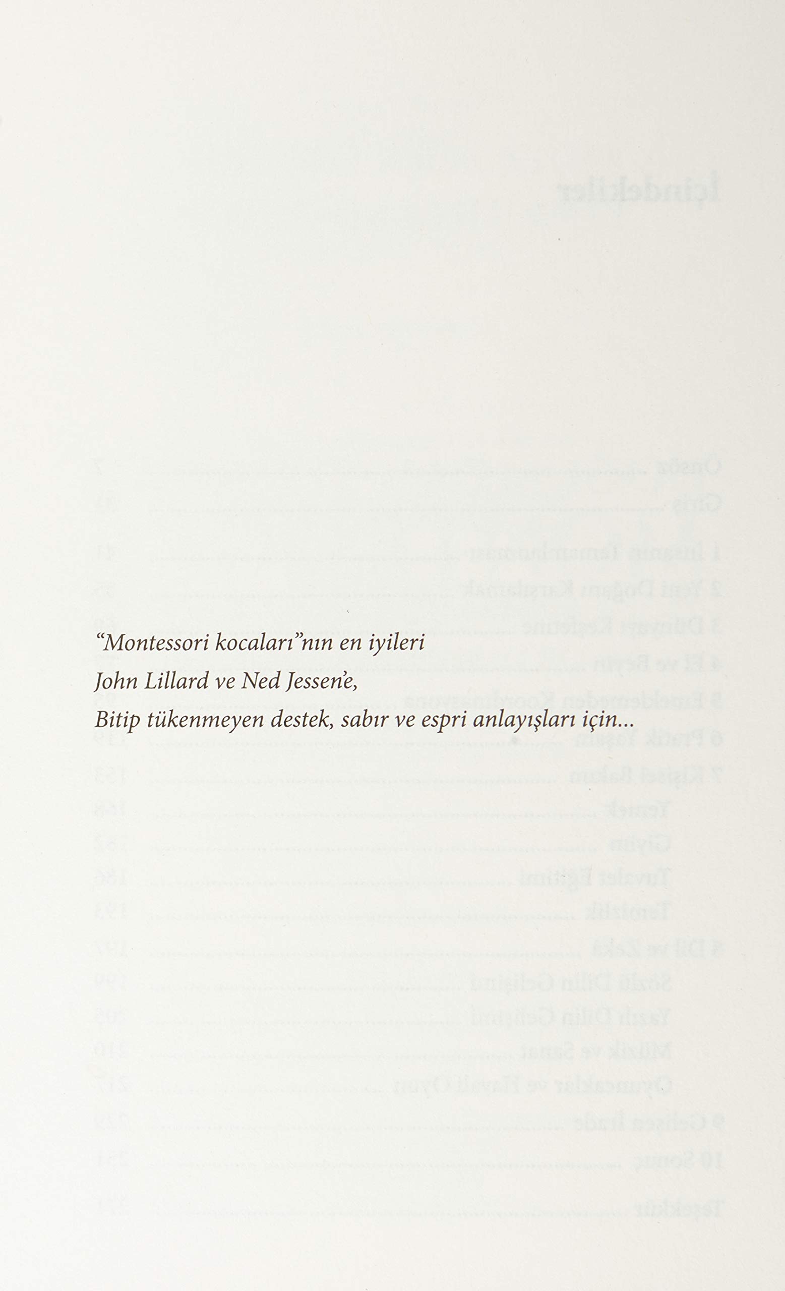 Doğumdan İtibaren Montessori