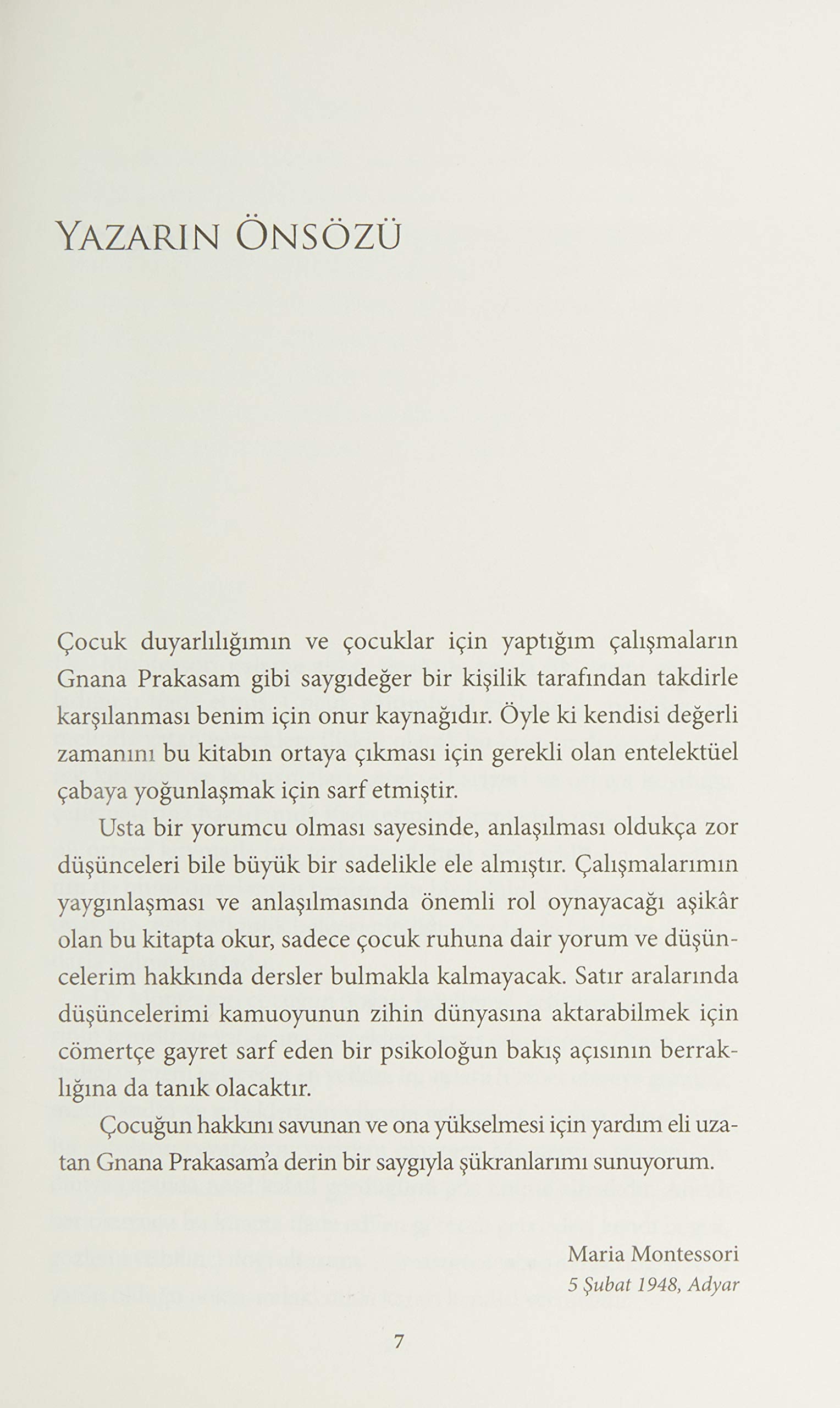 Çocuğunuz Hakkında Bilmeniz Gerekenler: Maria Montessori Kitaplığı 3