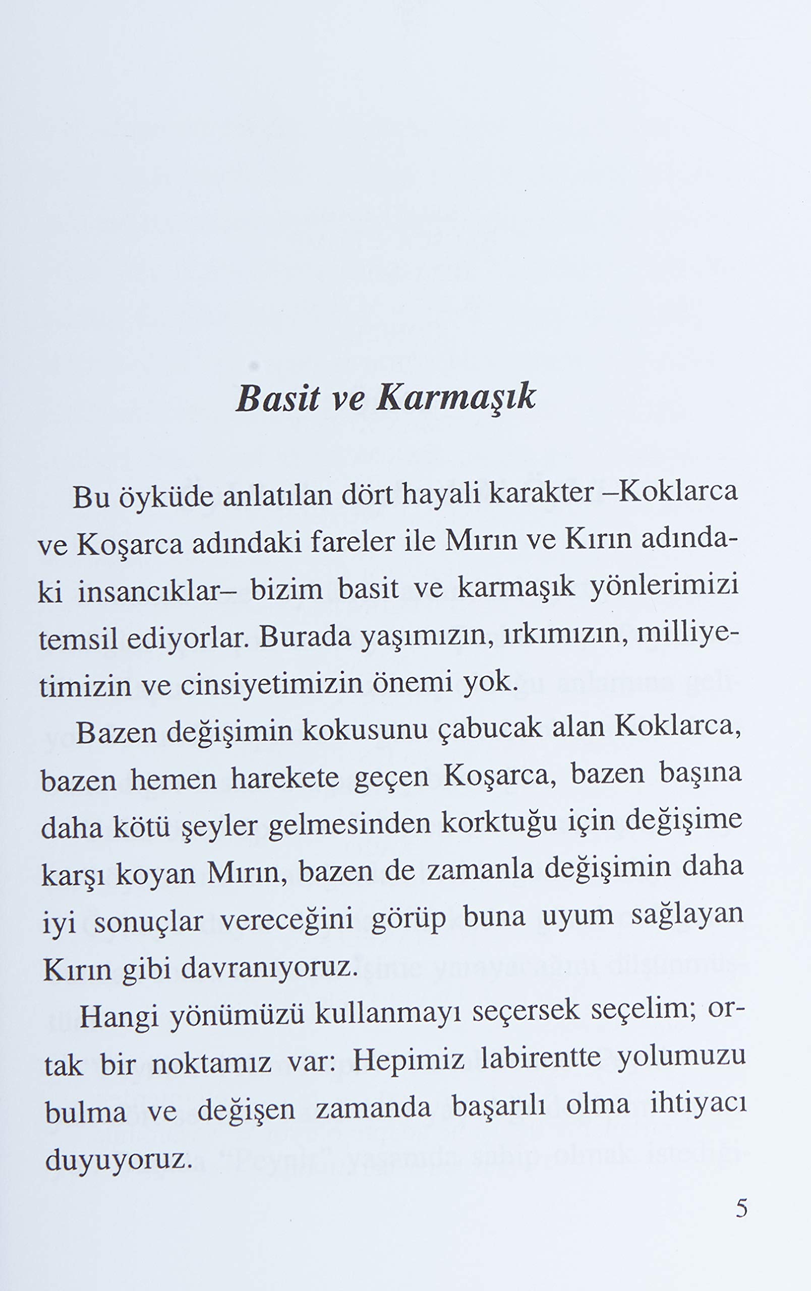 Peynirimi Kim Kaptı?: İşinizde ve Özel Yaşamınızda Değişime Uyum Sağlamanın Etkili Bir Yolu