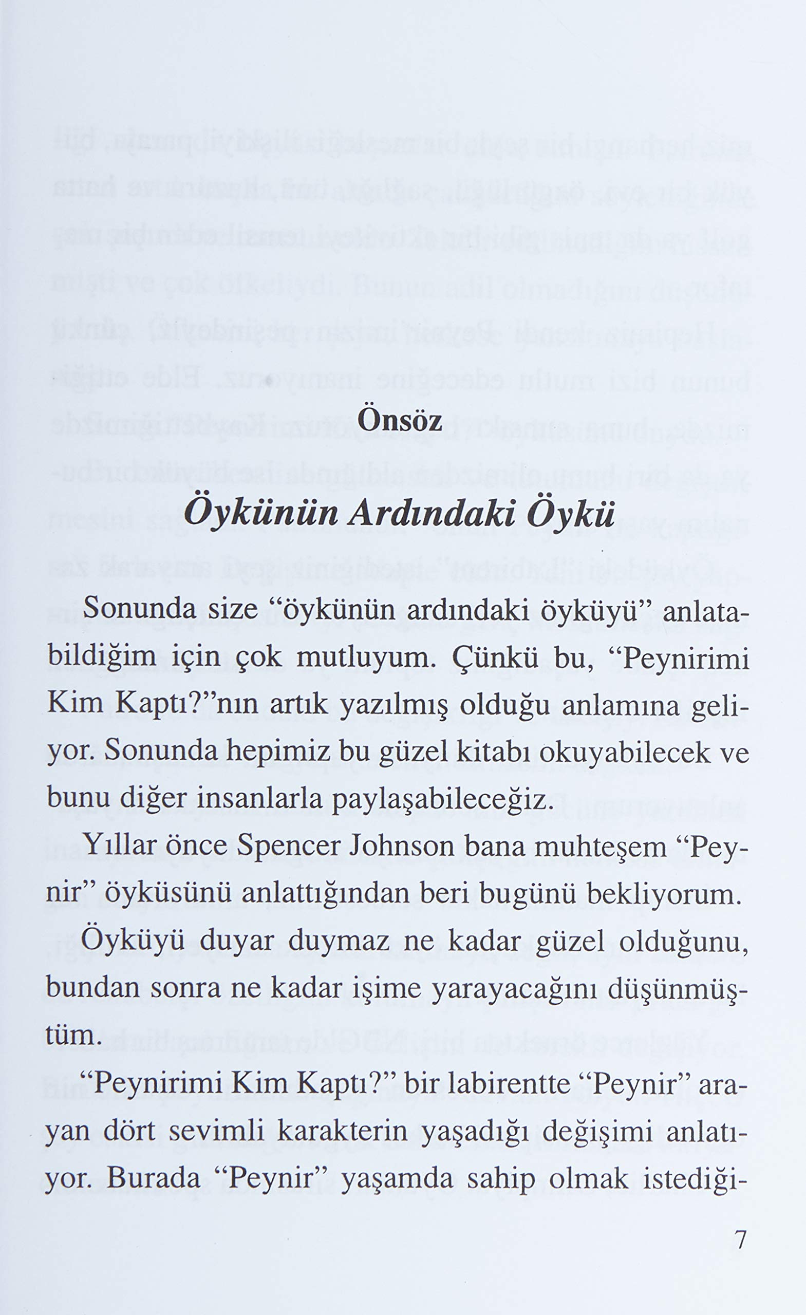 Peynirimi Kim Kaptı?: İşinizde ve Özel Yaşamınızda Değişime Uyum Sağlamanın Etkili Bir Yolu