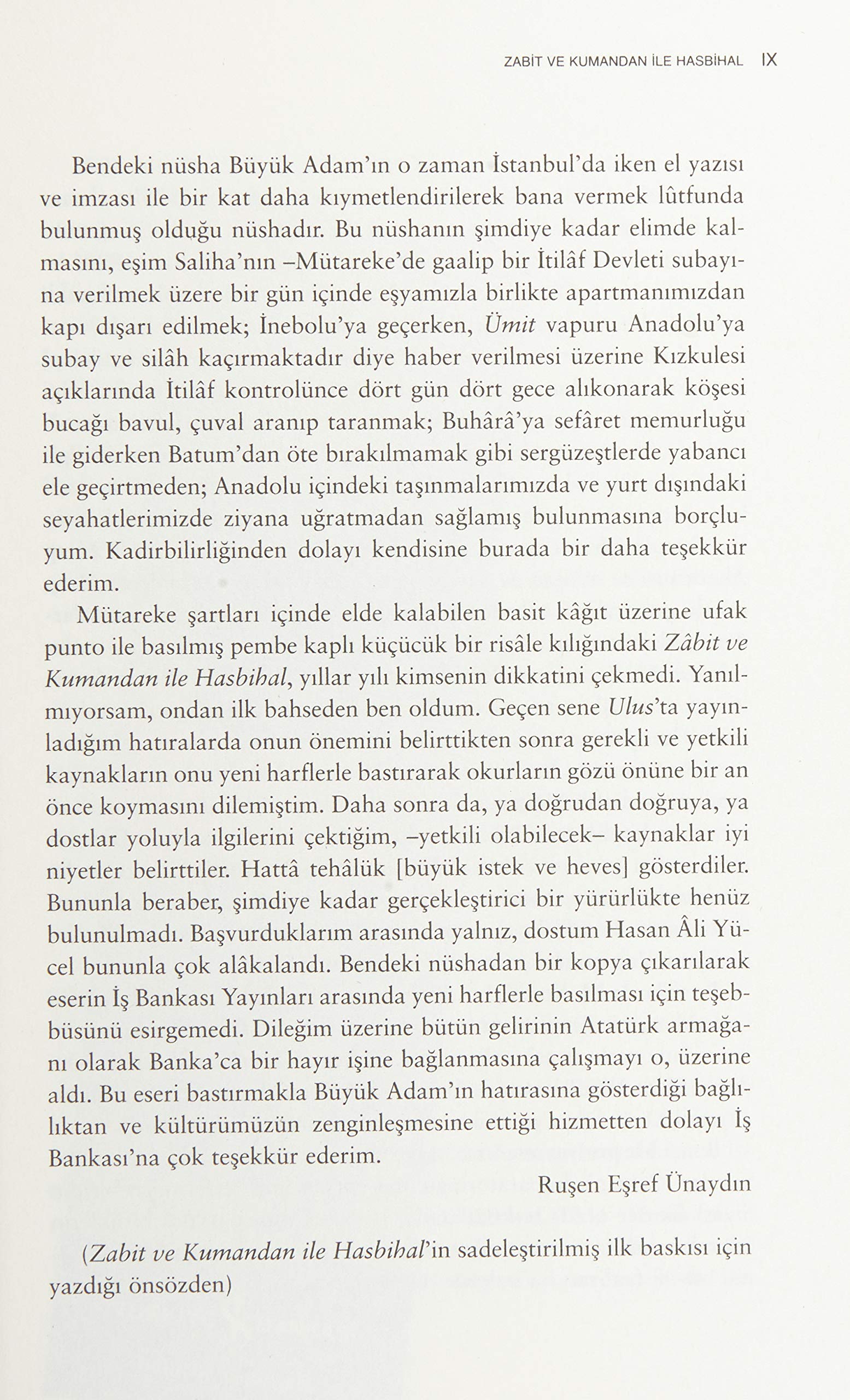Zabit ve Kumandan ile Hasbihal