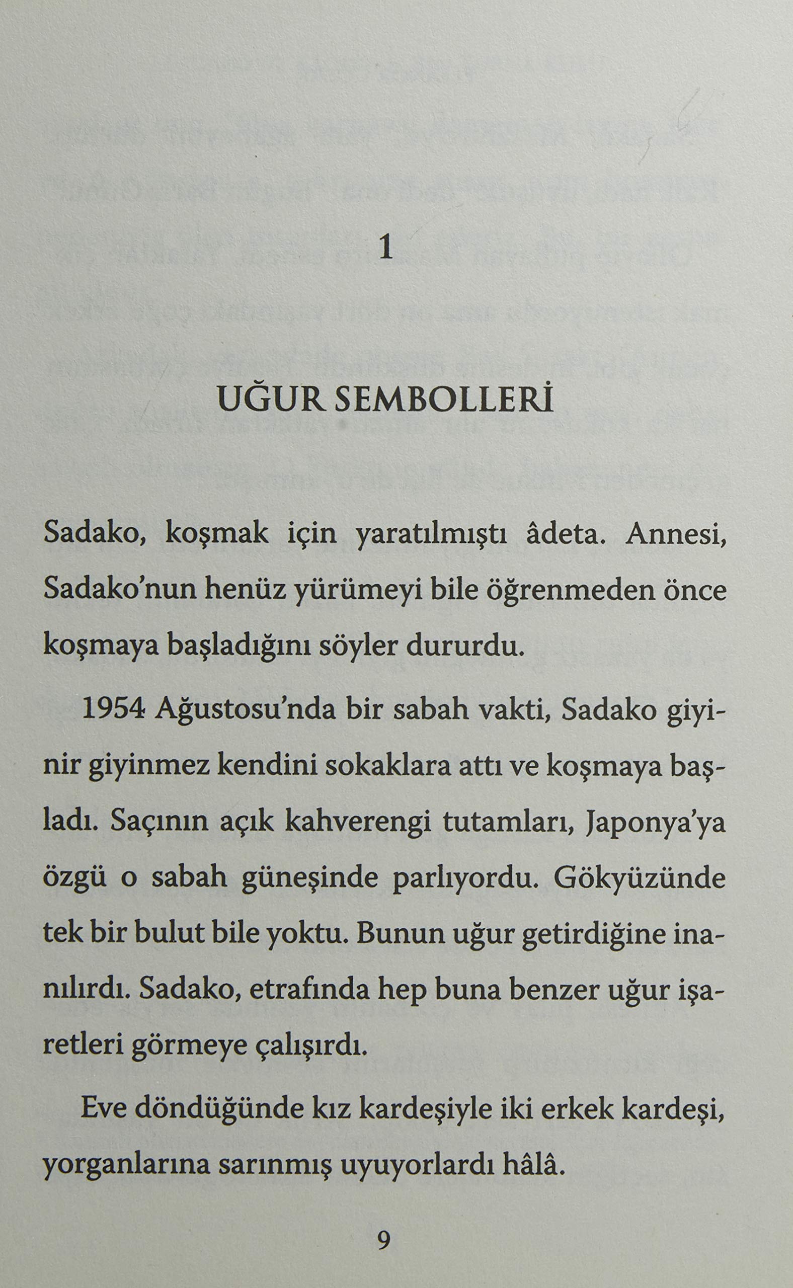 Sadako ve Kağıttan Bin Turna Kuşu