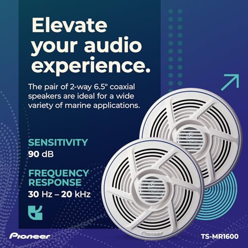 Pioneer TS-MR1600 100W 16 cm Marine Hoparlör