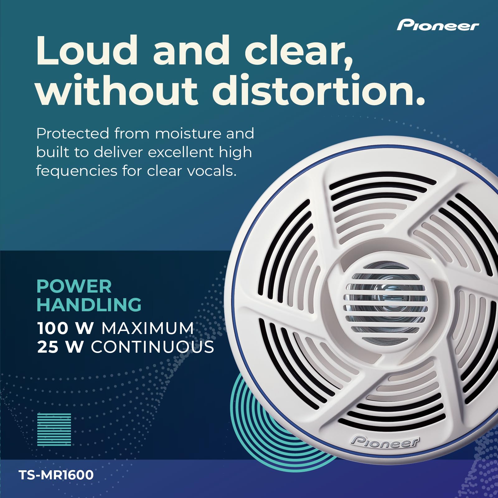 Pioneer TS-MR1600 100W 16 cm Marine Hoparlör