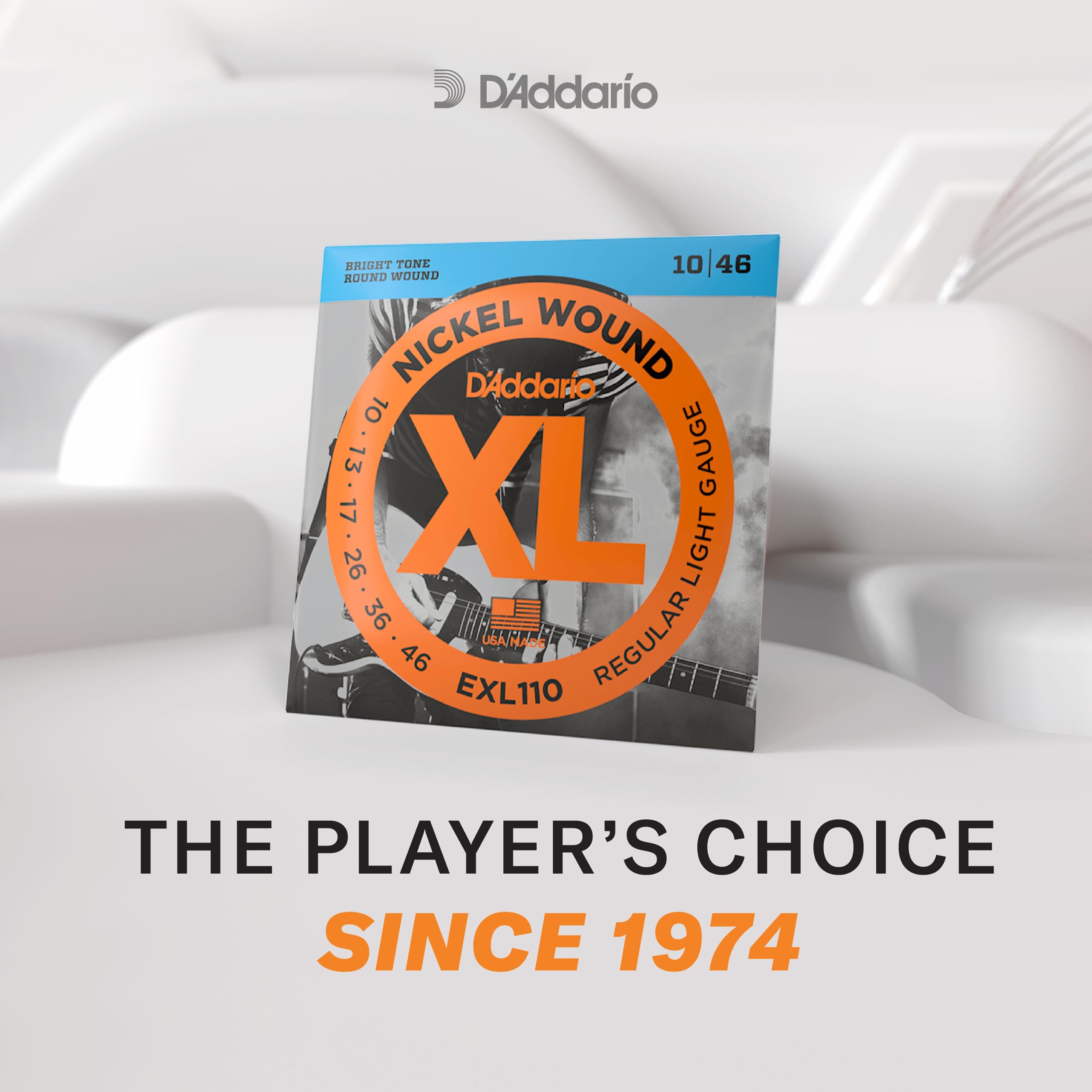 D'Addario (3 Set) Elektro Gitar Tel Seti, Xl, 10-46, Nickel