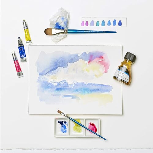 Winsor & Newton 0303322 Cotman sulu boya, mükemmel şeffaflık, renk gücü ve işleme özellikleri, su boyası 8 ml tüp - çivit mavisi