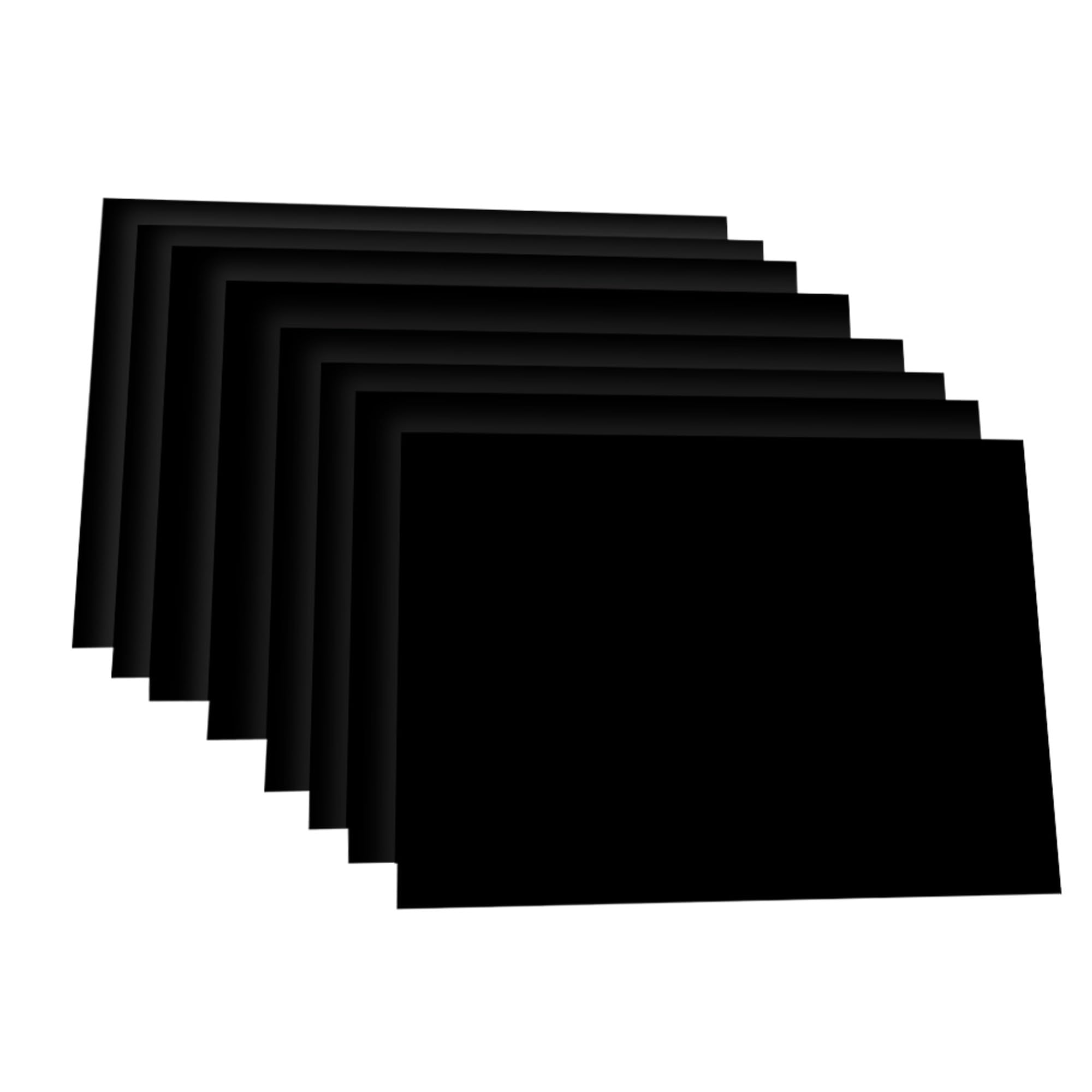 Folia 6490 siyah renkli kağıt, DIN A4, 130 g/m2, 100 yaprak, el işi ve yaratıcı kartlar, pencere resimleri ve Scrapbooking için