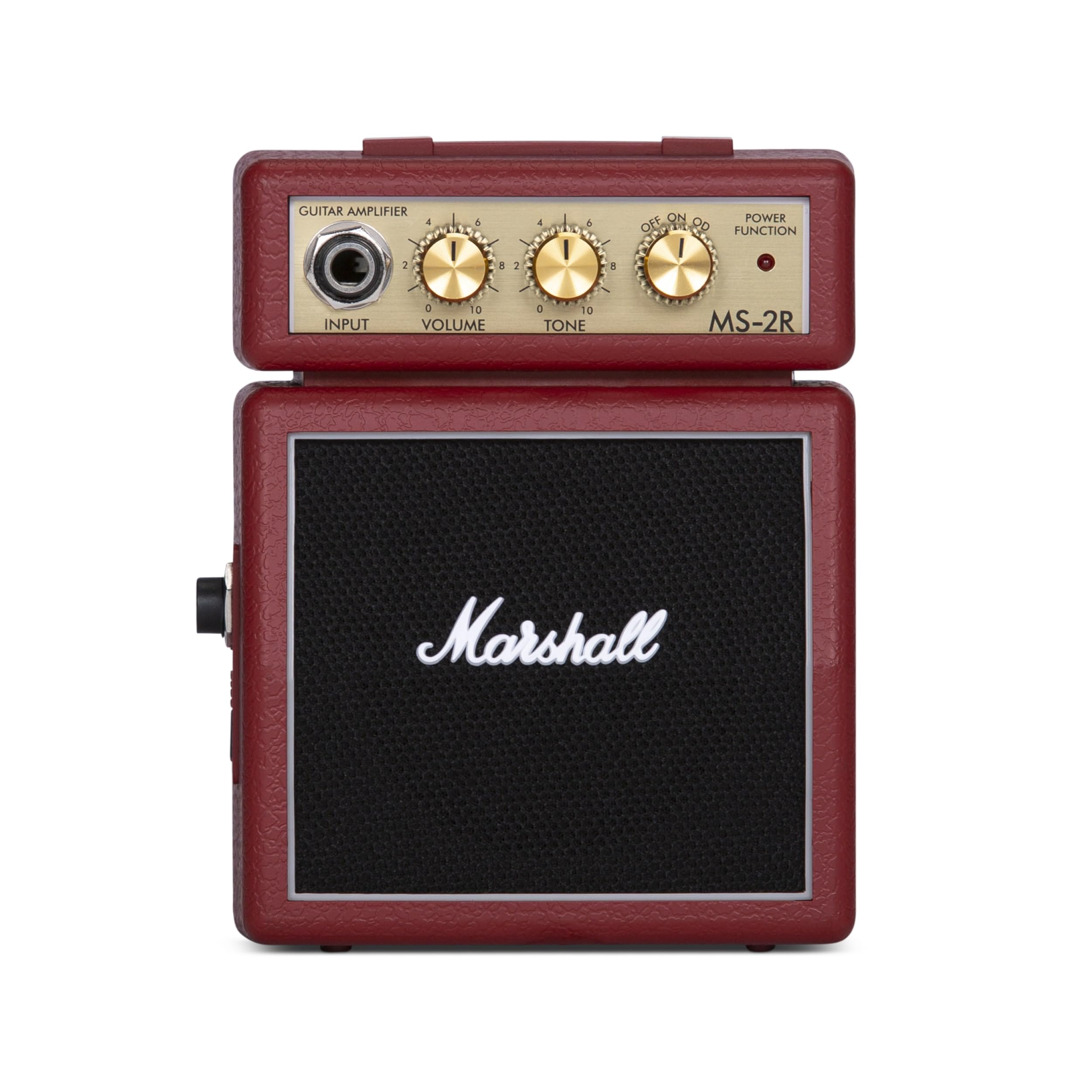 Marshall MS-2R MS2 Mini Amp, Kırmızı [İngiltere'den İthal]