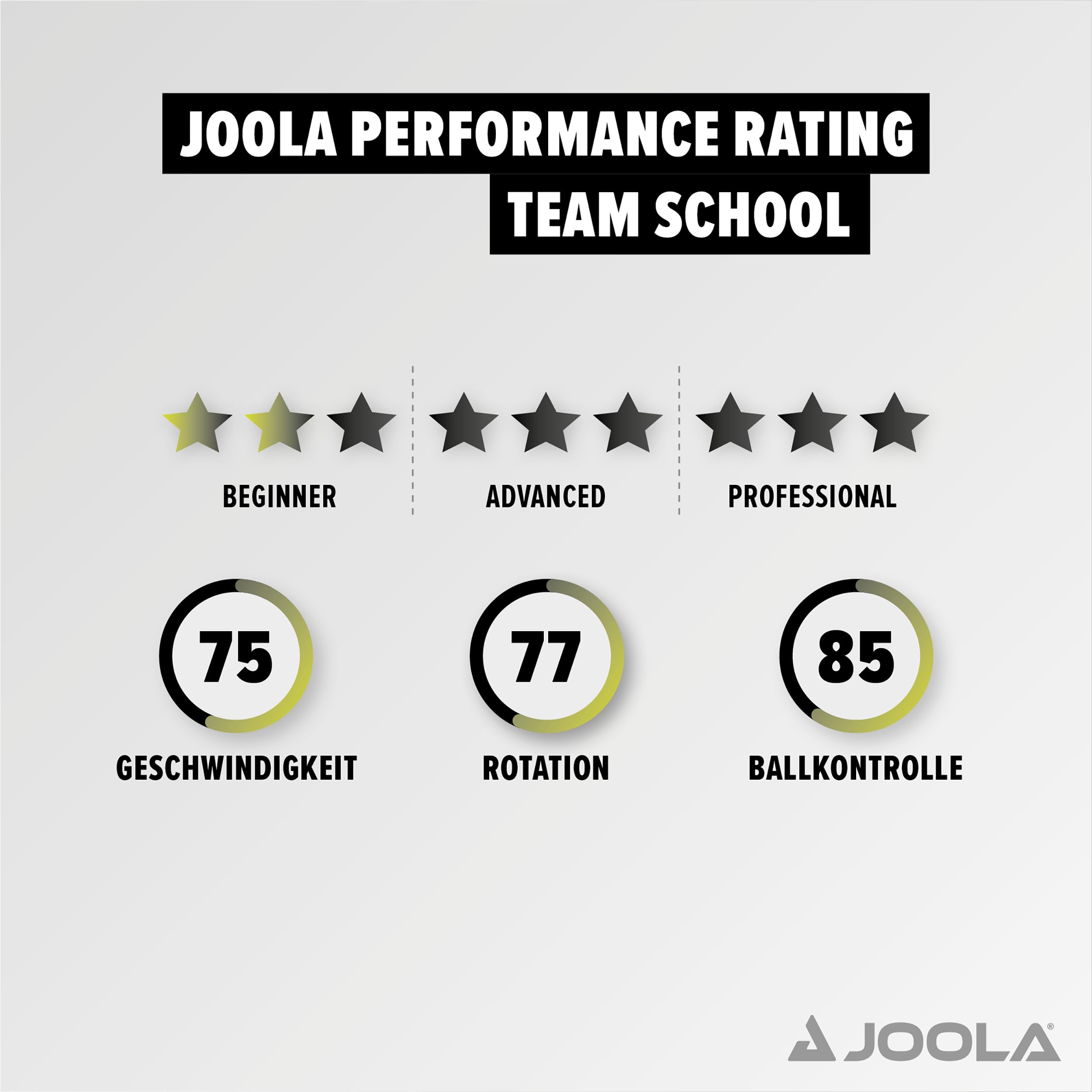 Joola Team School ITTF Onaylı Masa Tenisi Raketi